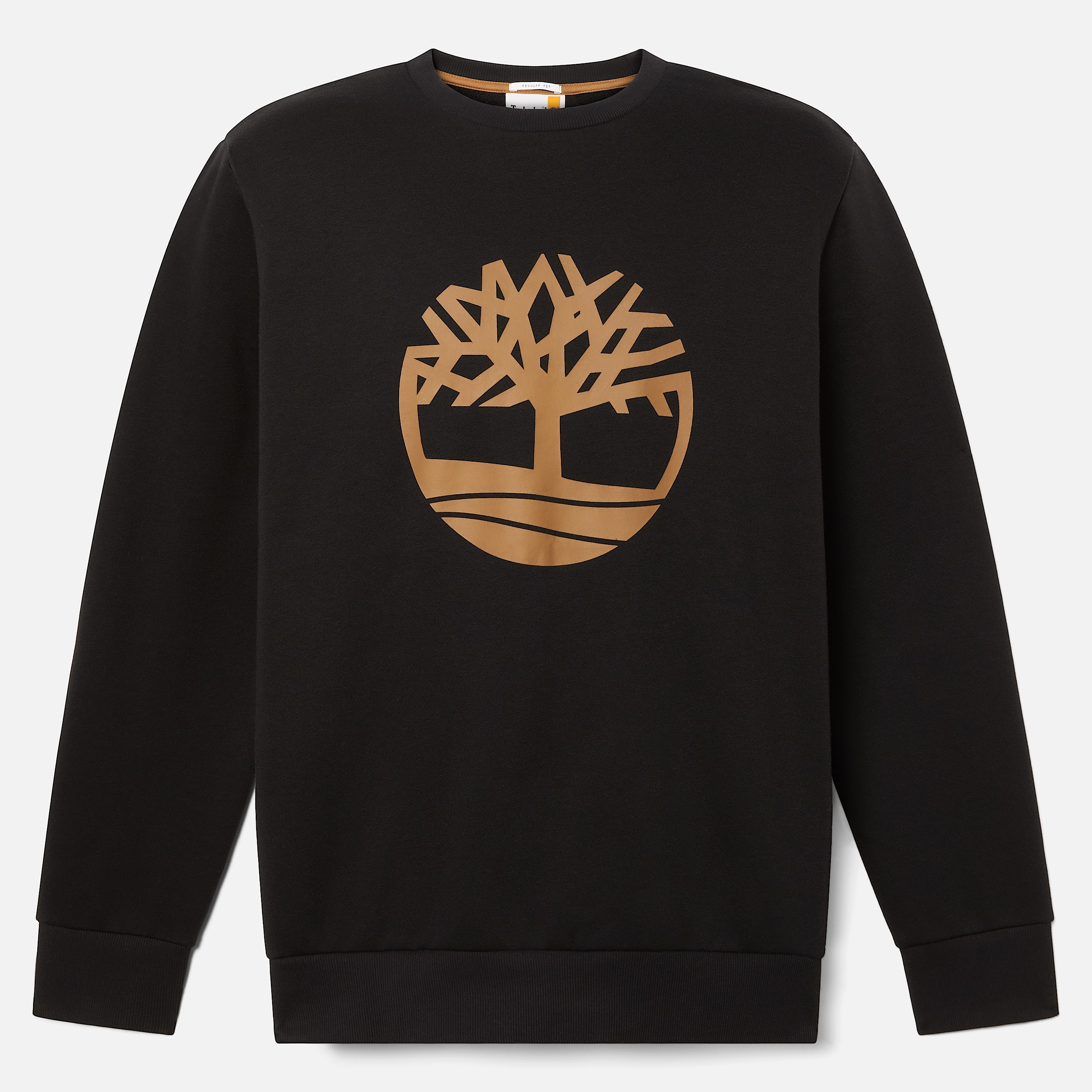 Mens Northwood Brushed Back Crewneck Sweatshirt TBL Black ALT10