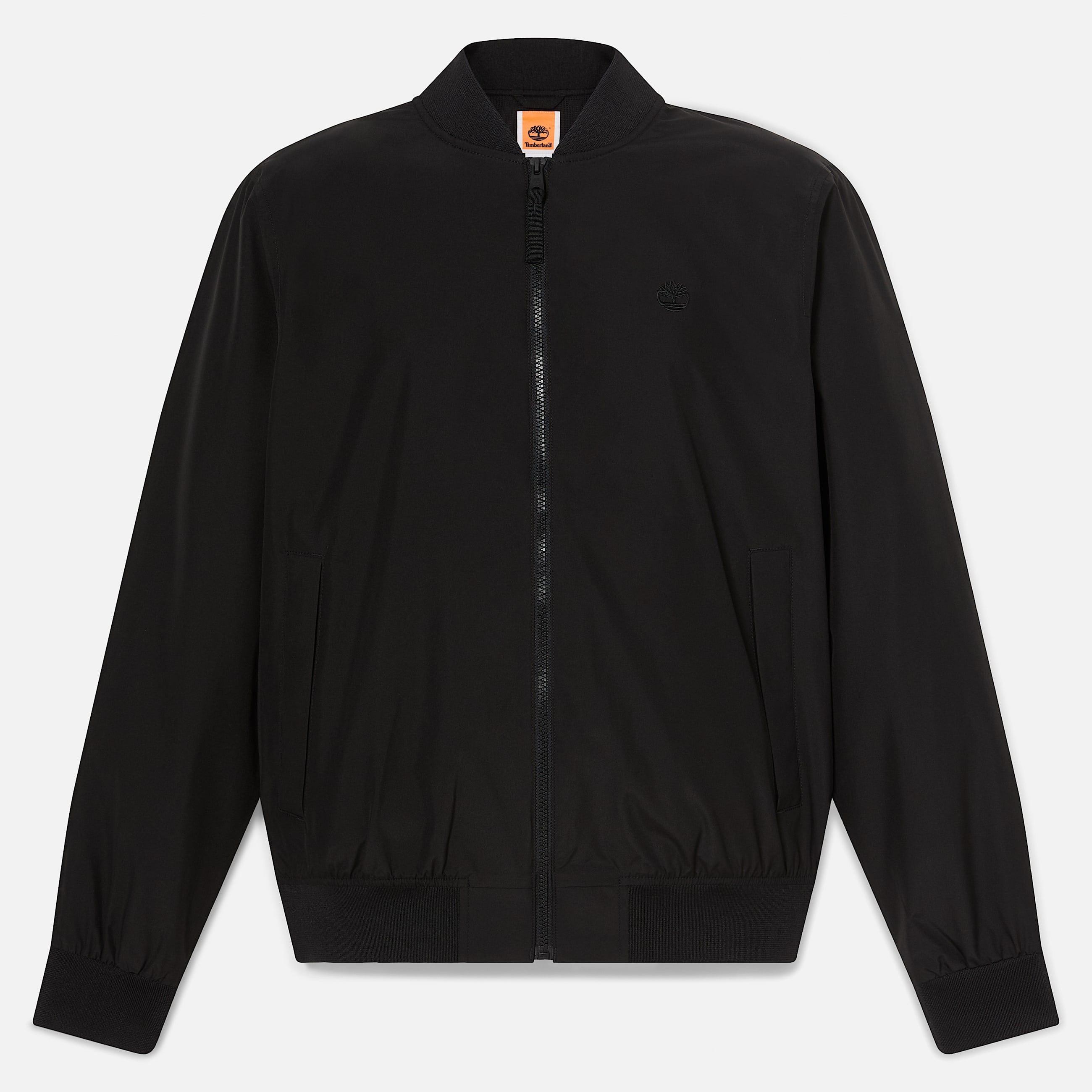 Mens WaterResistant MidSeason Bomber Jacket TBL Black ALT10