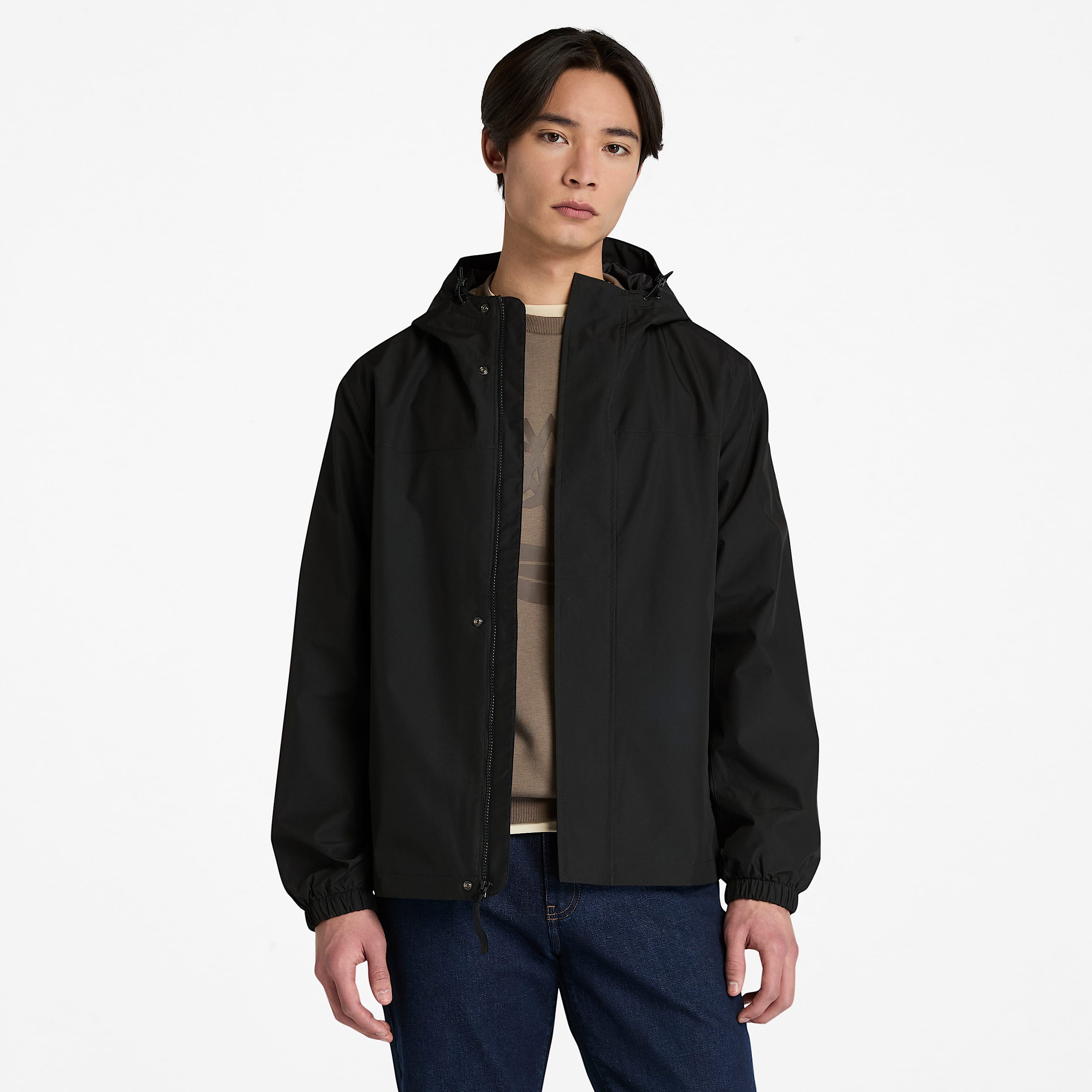 Mens Waterproof Shell Jacket TBL Black HERO