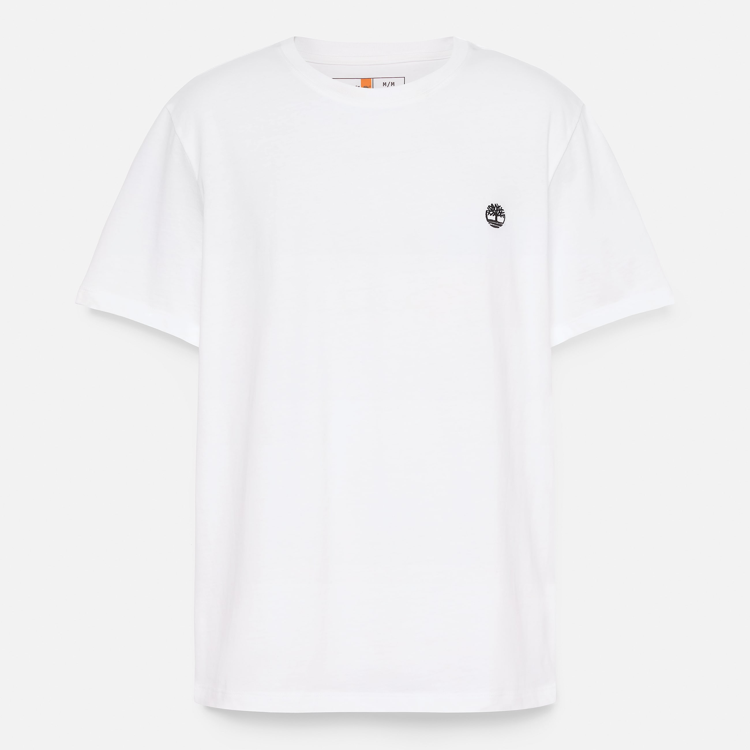 Mens Oyster River US Chest Logo Short Sleeve TShirt TBL White ALT10