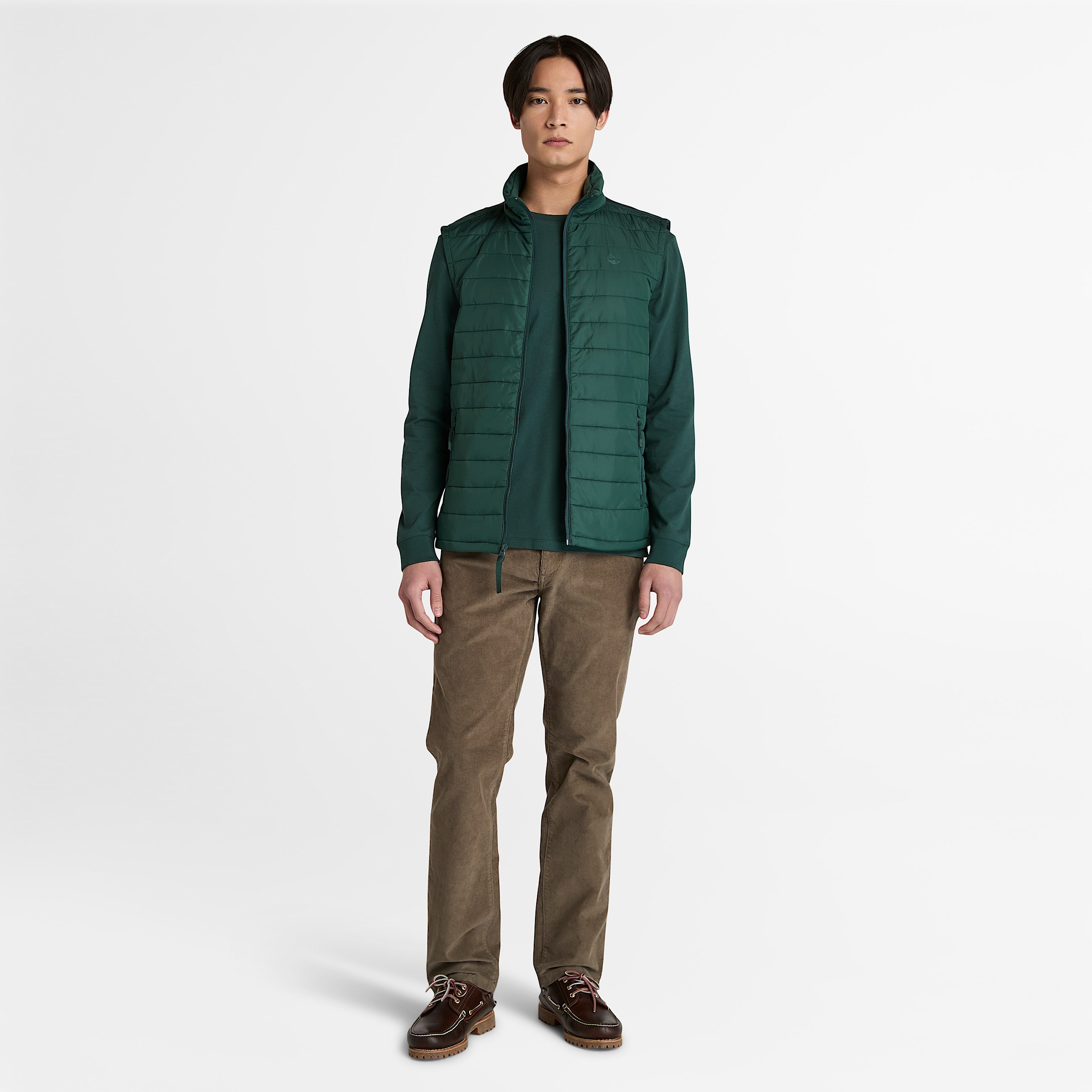 Mens Mt Eastmann Lightweight Puffer Vest TBL Green ALT1