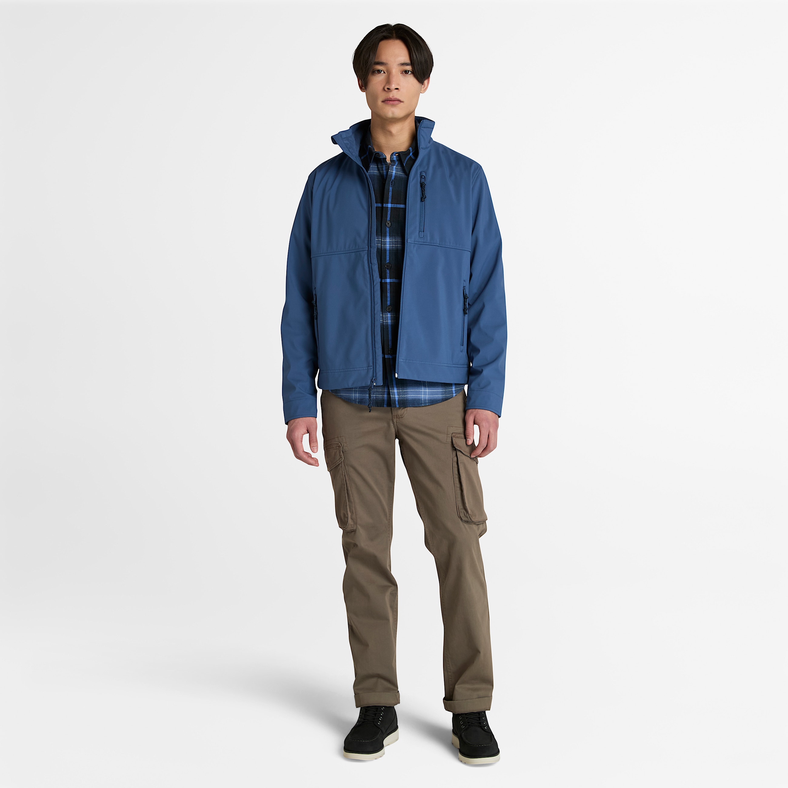 Mens Mt Waumbek Windproof FullZip Softshell TBL Dark Blue ALT1