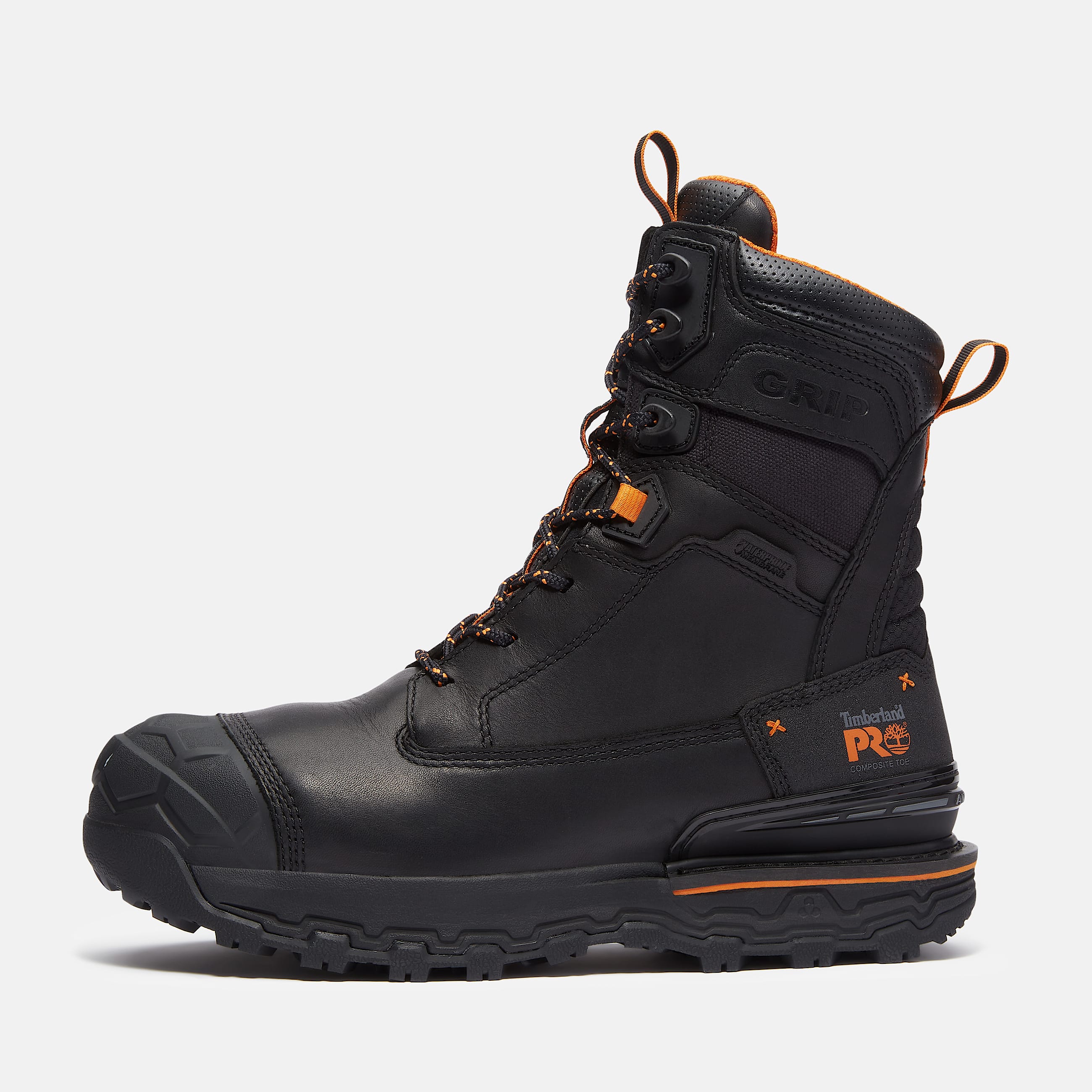 Mens Boondock Ultralight CSA 8 Composite Toe Waterproof Insulated Work Boot TBL Black FullGrain ALT8