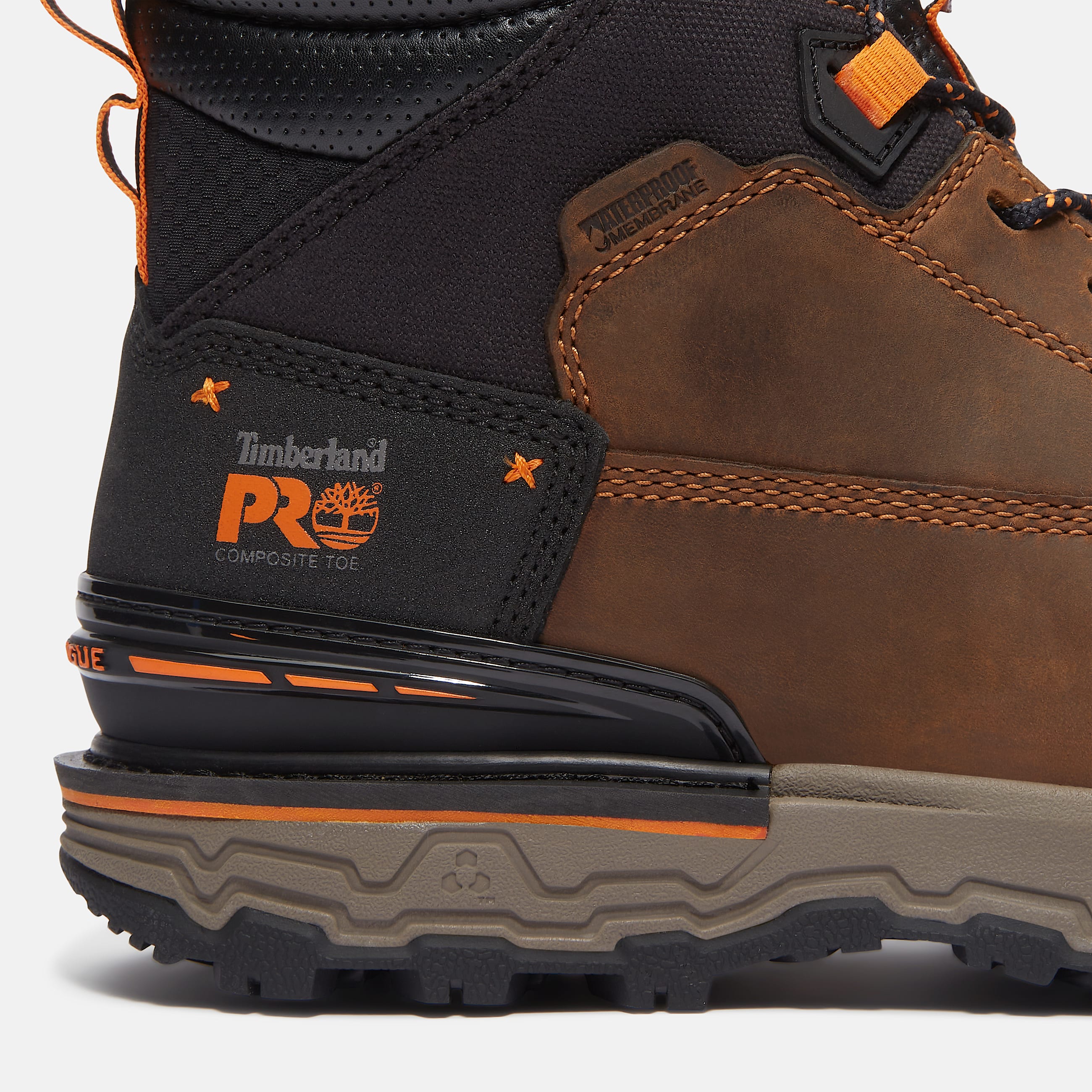 Mens Boondock Ultralight CSA 6 Composite Toe Waterproof Work Boot TBL Medium Brown FullGrain ALT7