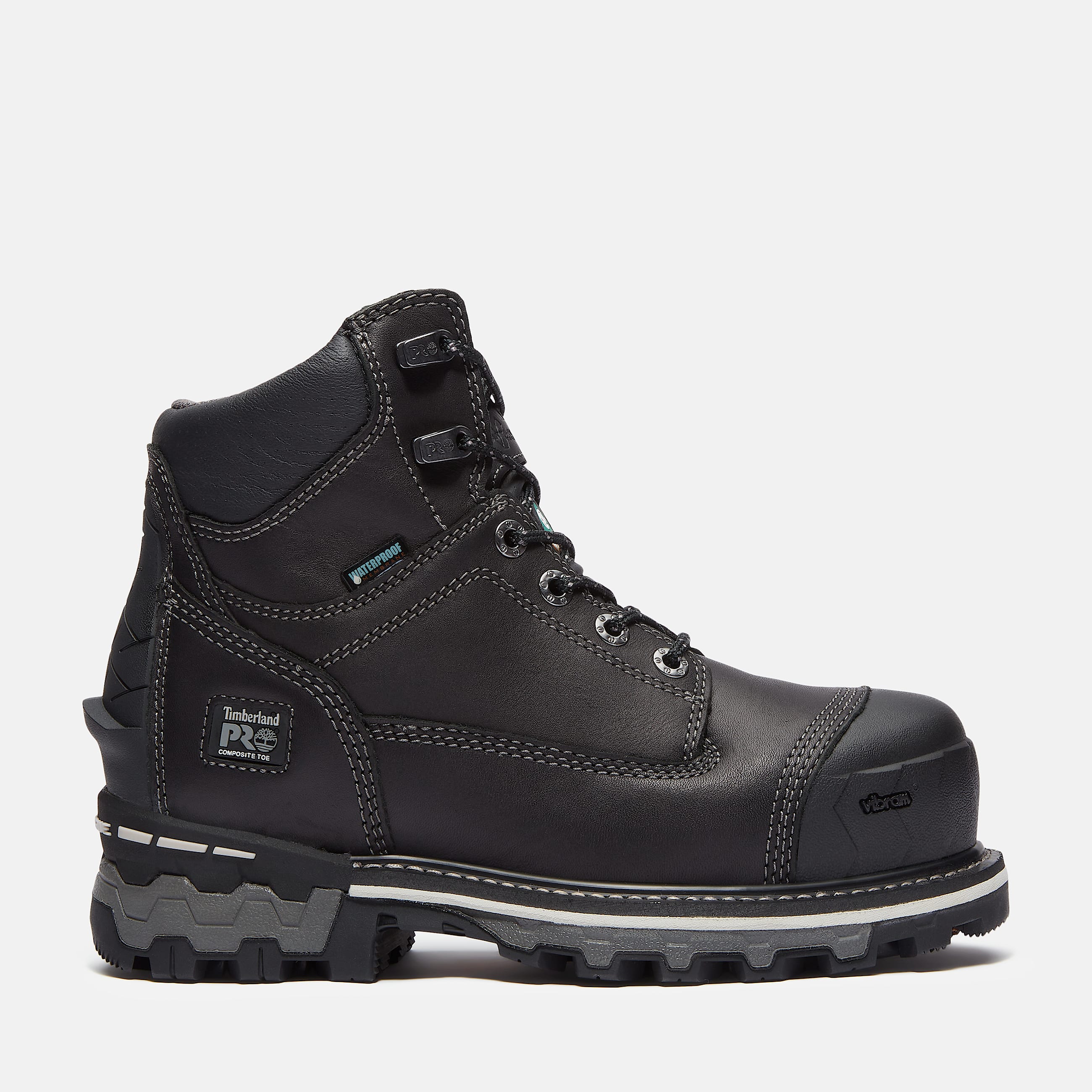 Womens Timberland PRO Boondock 6 Waterproof Composite Toe Work Boot TBL Black HERO