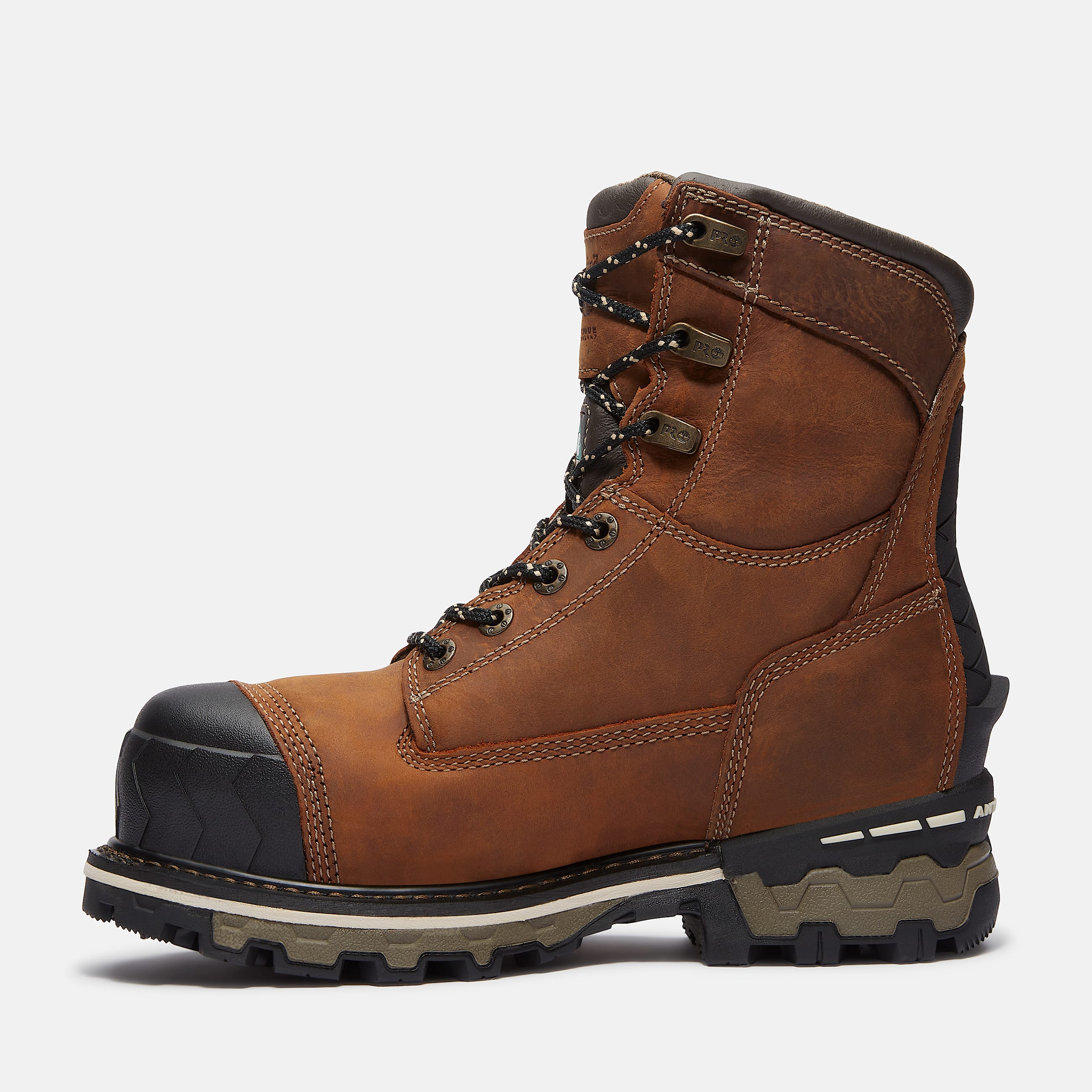 Womens Timberland PRO Boondock 8 Waterproof Insulated Composite Toe Work Boot TBL Brown ALT6
