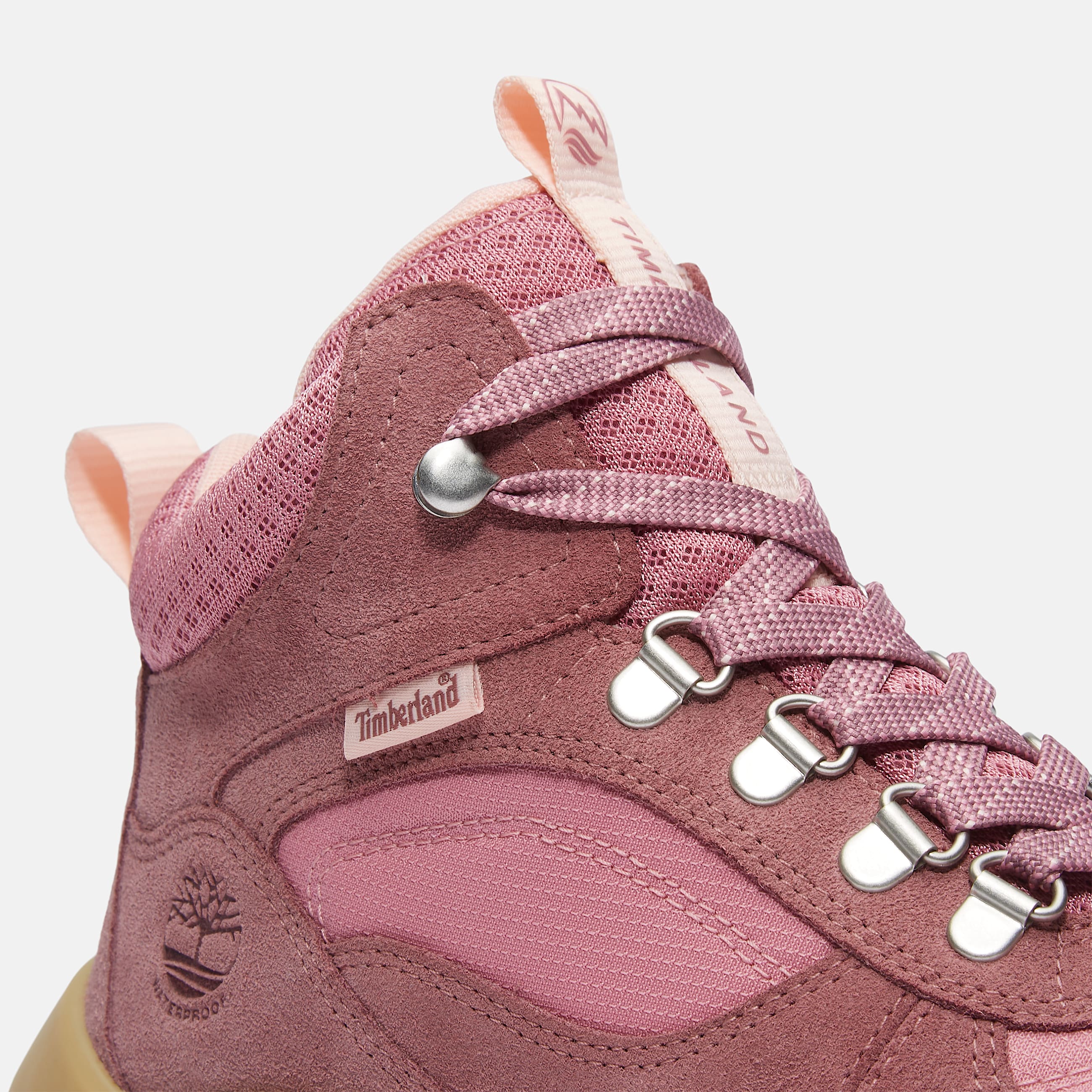 Womens Mt Maddsen Peak Waterproof Hiking Boot TBL Medium Pink Suede ALT7