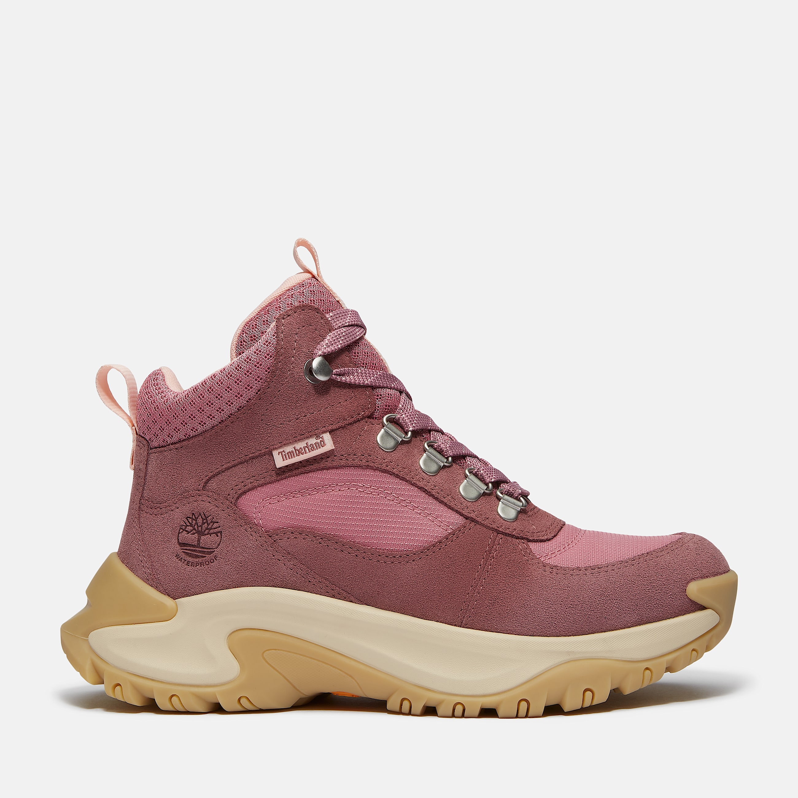 Womens Mt Maddsen Peak Waterproof Hiking Boot TBL Medium Pink Suede HERO