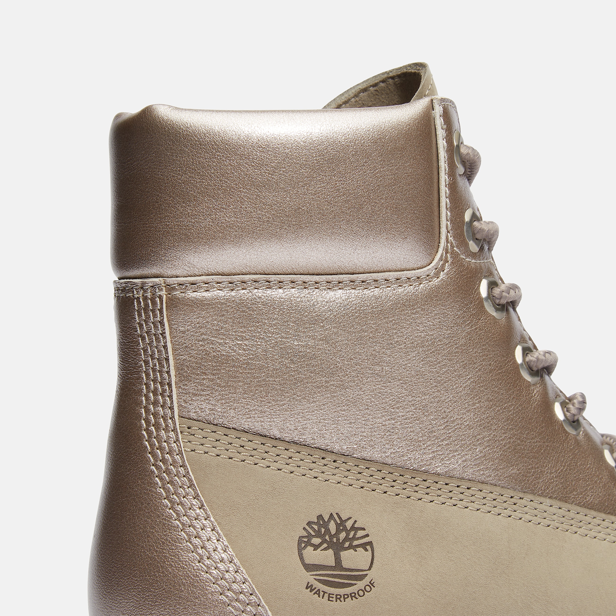 Womens Stone Street 6Inch Waterproof Platform Boot TBL Grey NubuckMetallic Chrome ALT7