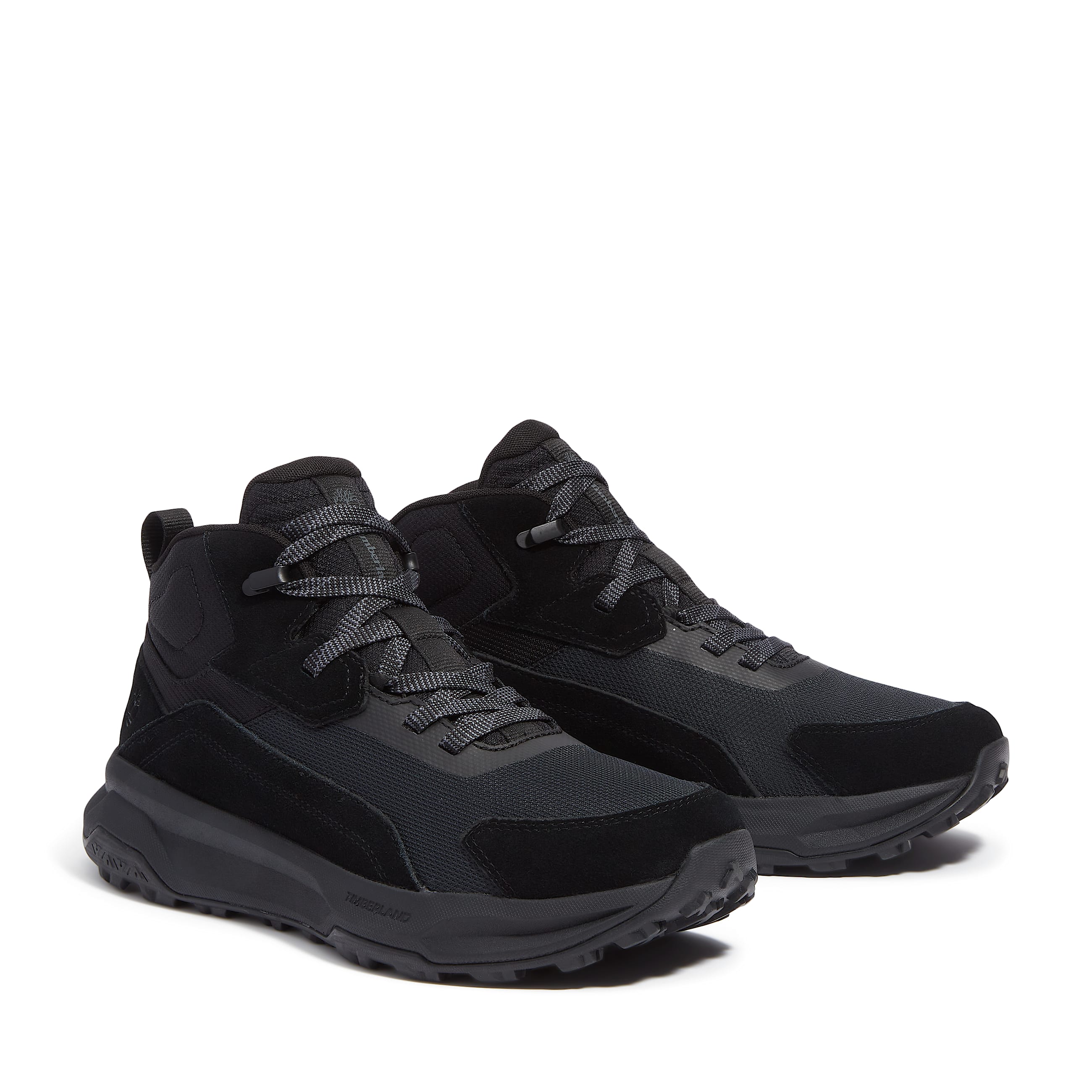 Mens Motion Ledge Mid Sneaker TBL Black Suede ALT4