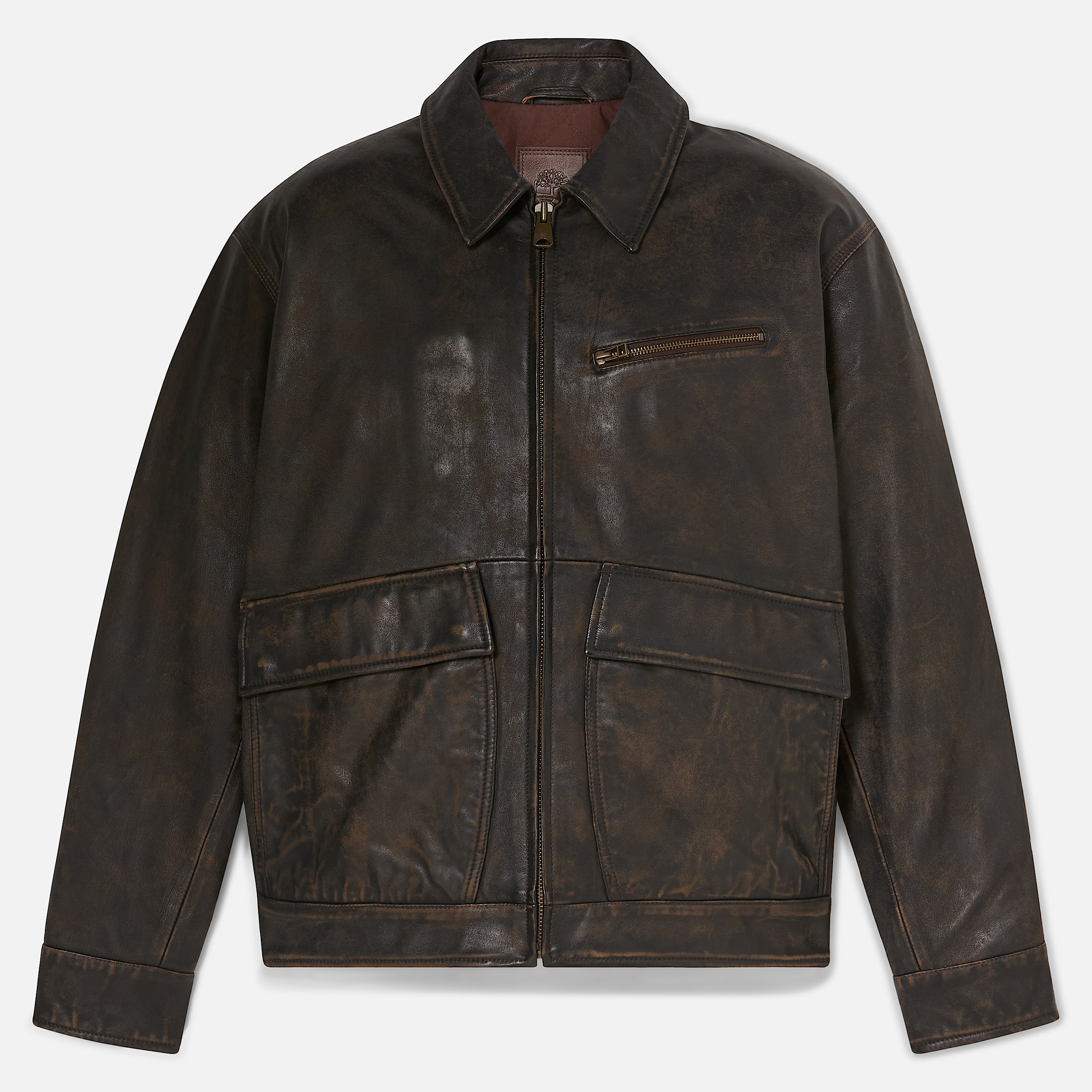 ジャケット・アウター VTG 96 Timberland Leather JKT HIPHOP RAP Men's Strafford Leather Jacket