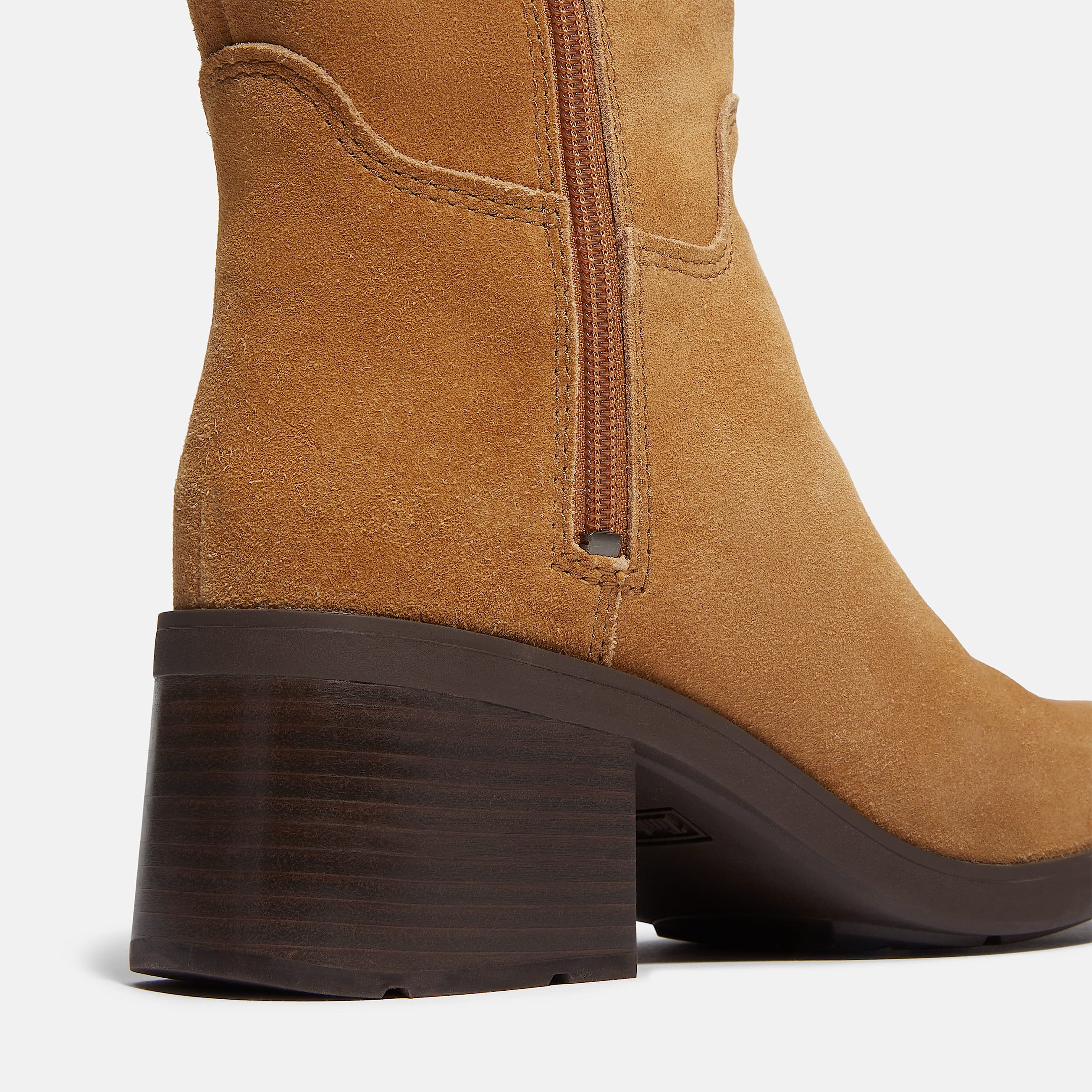 Womens Bellevaux Tall Boot TBL Medium Brown Suede ALT7