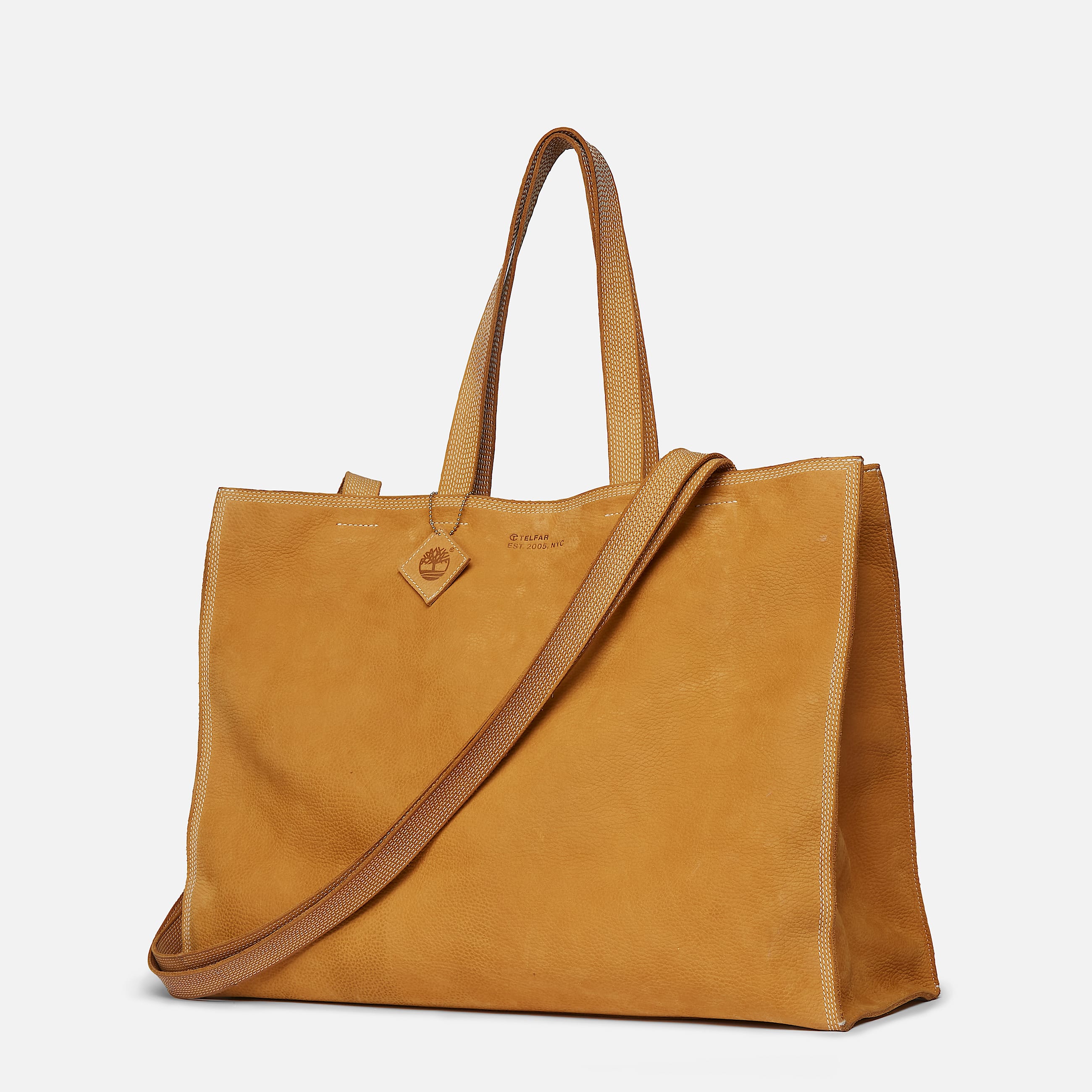 Timberland x TELFAR Large Shopper TBL Wheat Pebbled Nubuck ALT2