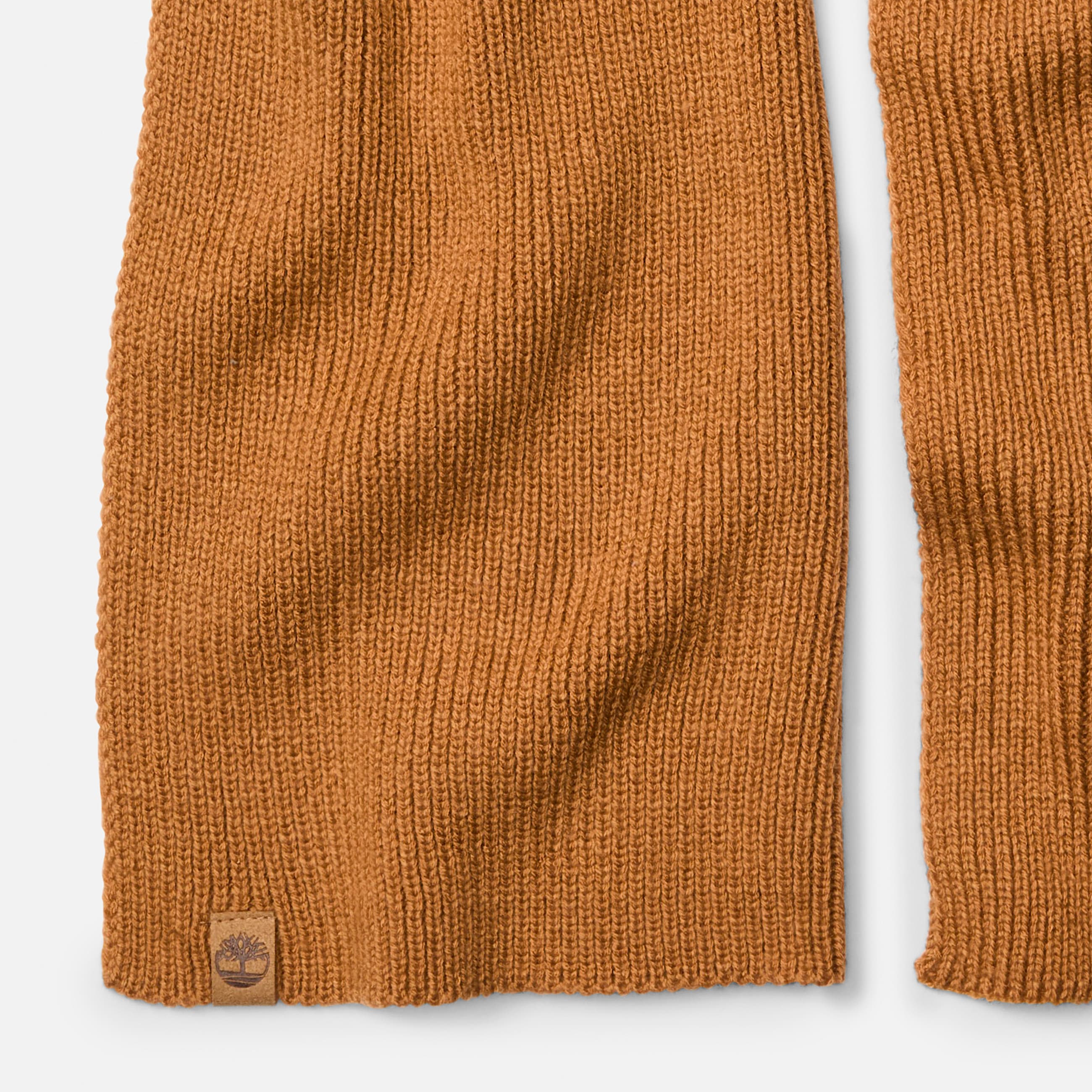 Ribbed Fisherman Scarf TBL Wheat ALT2