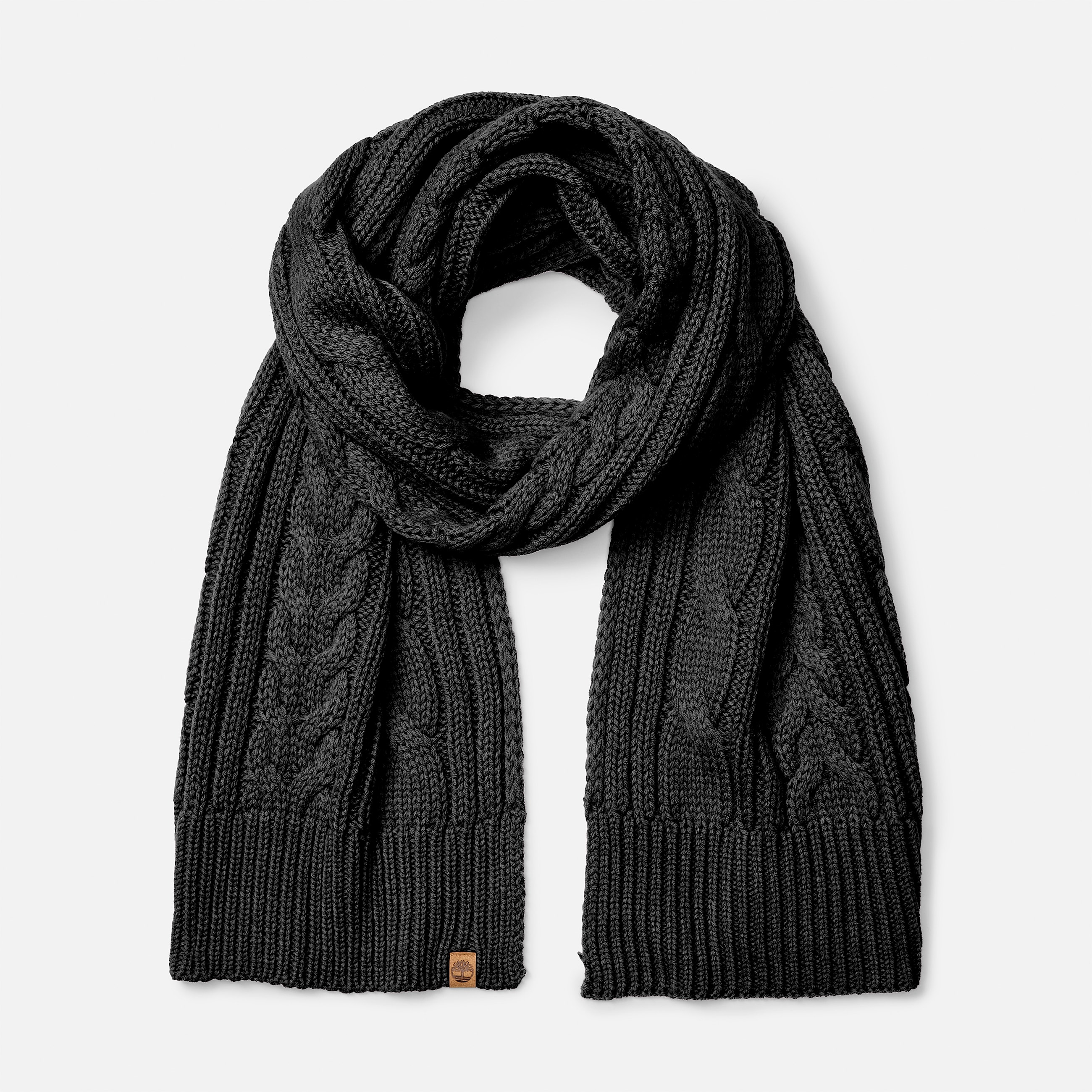 Cable Scarf TBL Black HERO