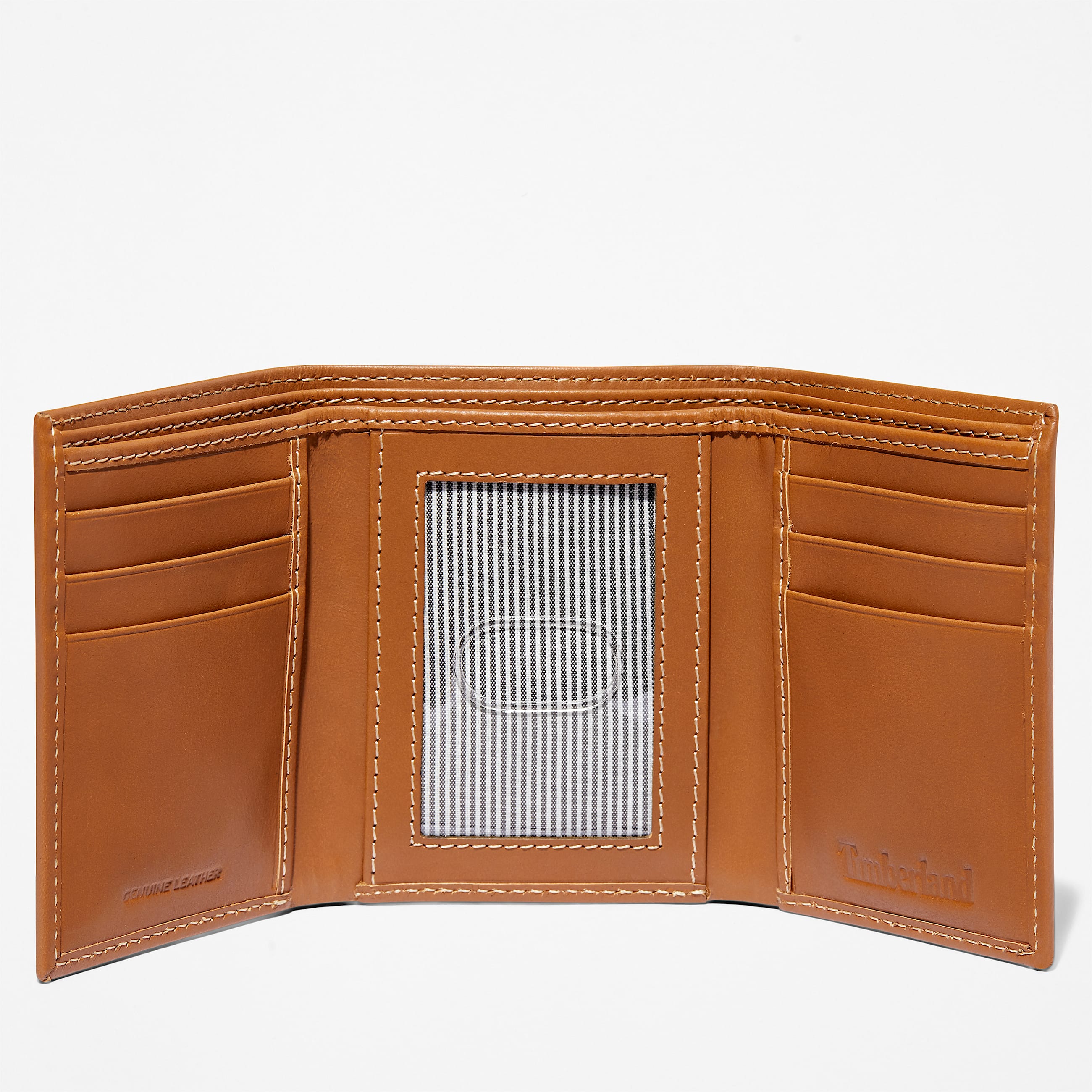 Mens Smooth Leather Trifold Wallet TBL Tan ALT1