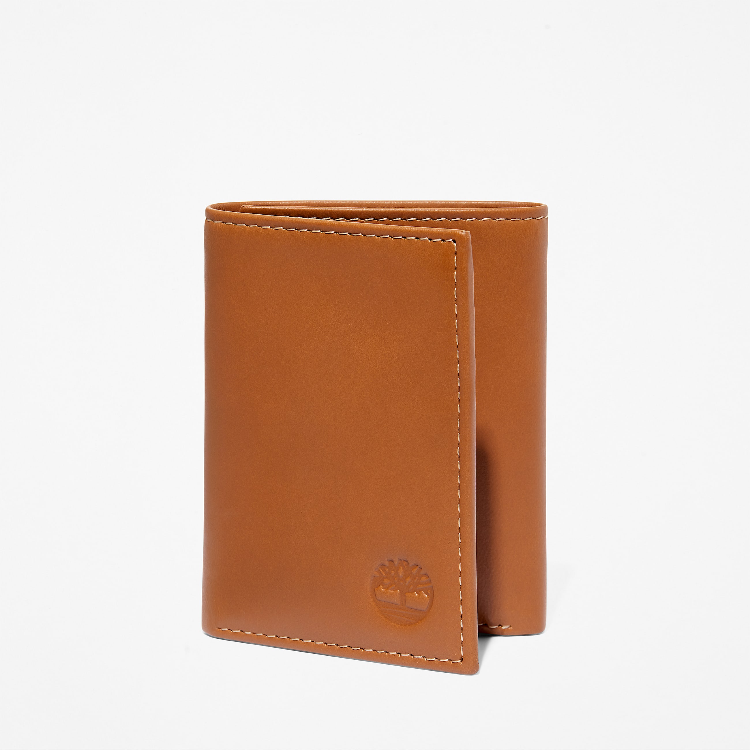 Mens Smooth Leather Trifold Wallet TBL Tan HERO