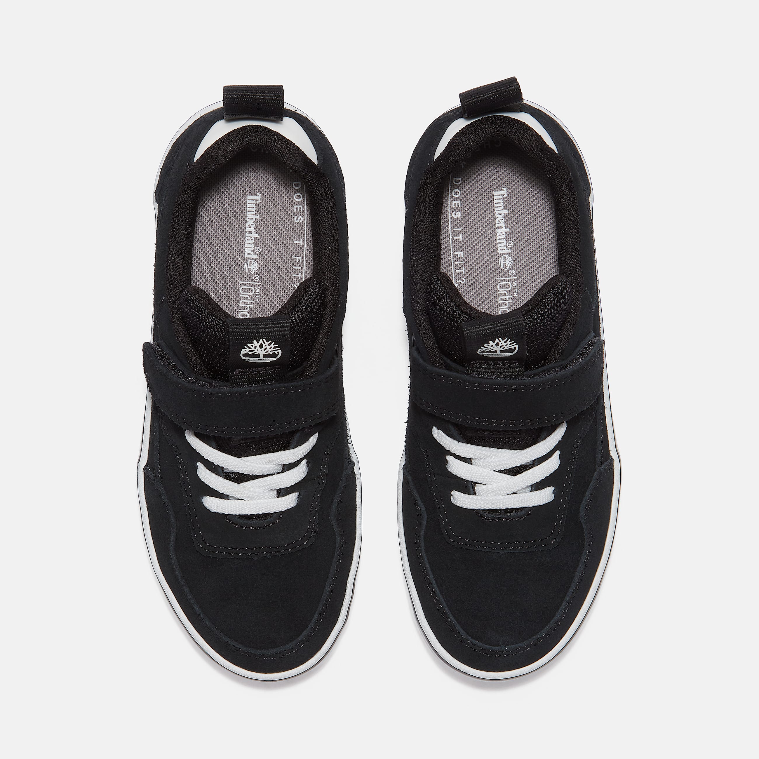 Sneakers para nios pequeos Stone Jump HookandLoop TBL Gamuza negra ALT2