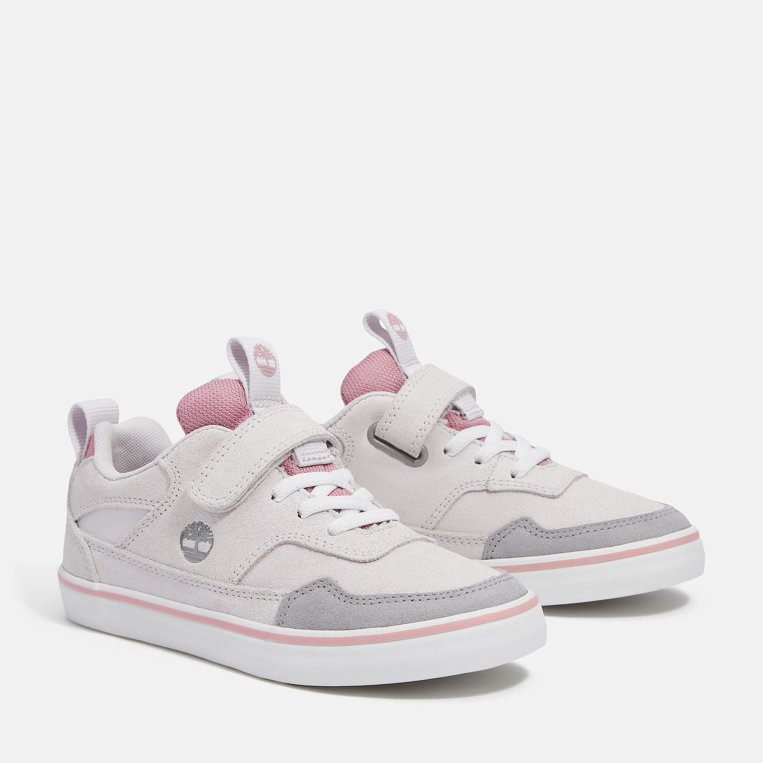 Sneakers para nios pequeos Stone Jump HookandLoop TBL Gamuza gris claro ALT4