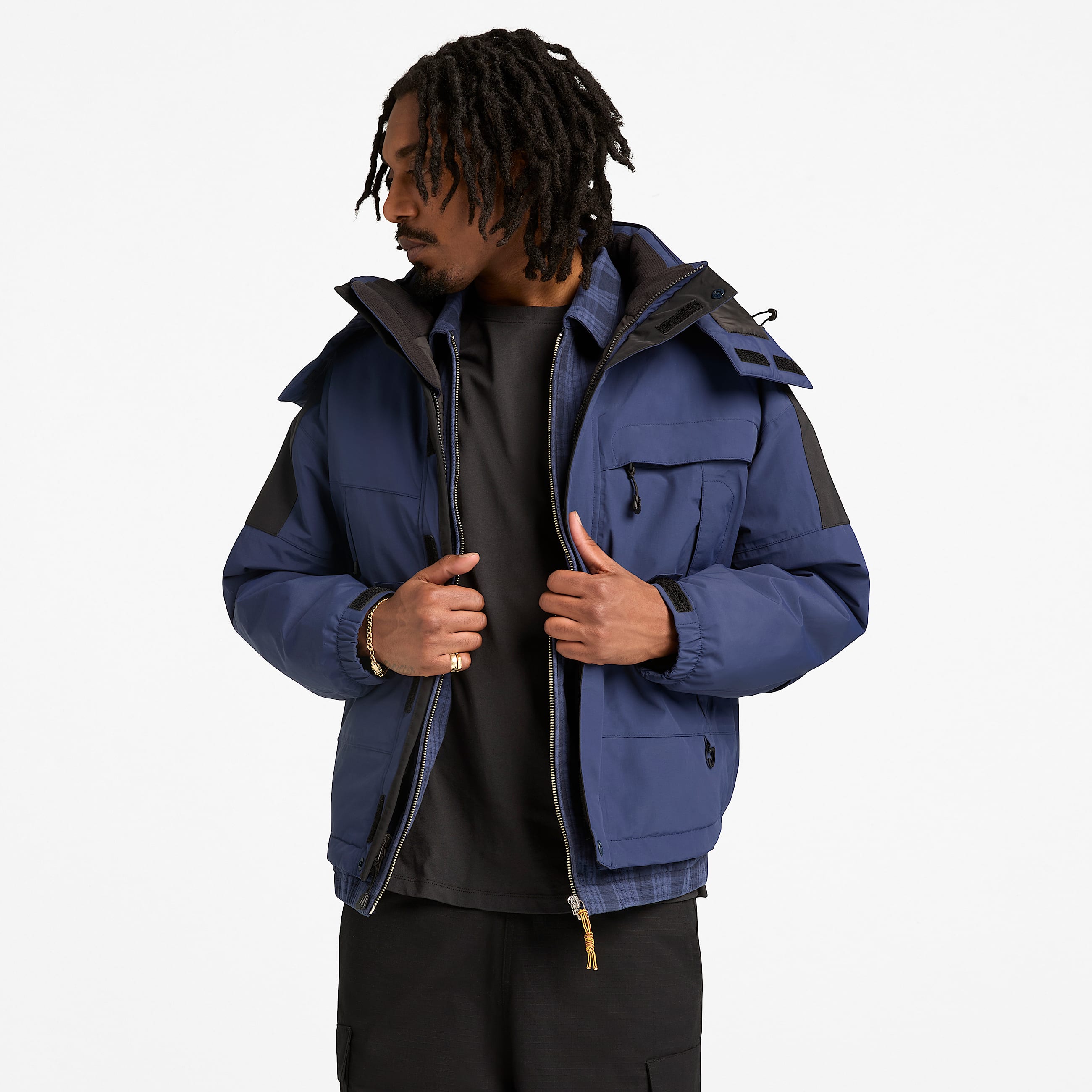 Granite State Waterproof Rain Jacket TBL NavyBlack ALT10