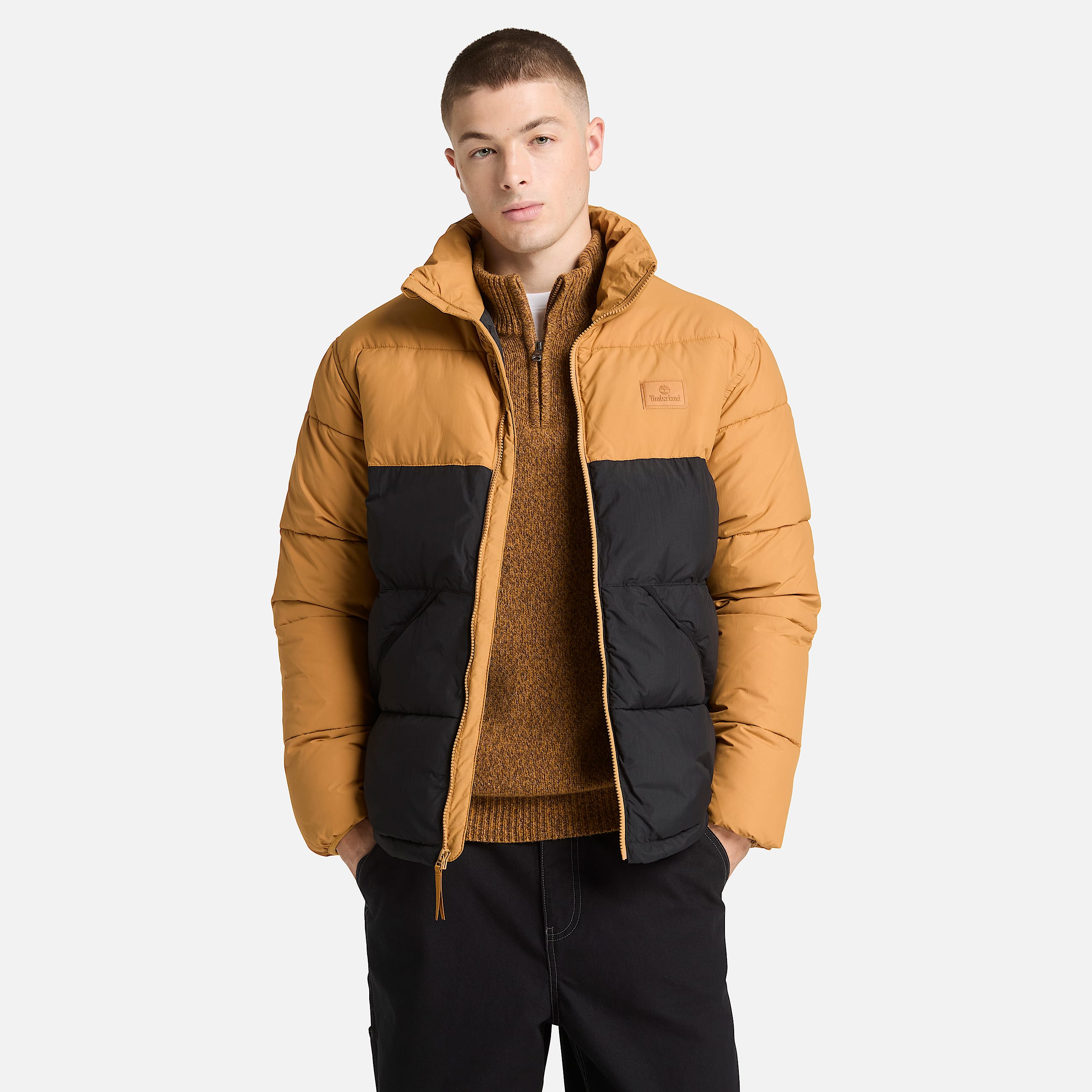 Insulated Puffer Jacket TBL WheatBlack ALT10