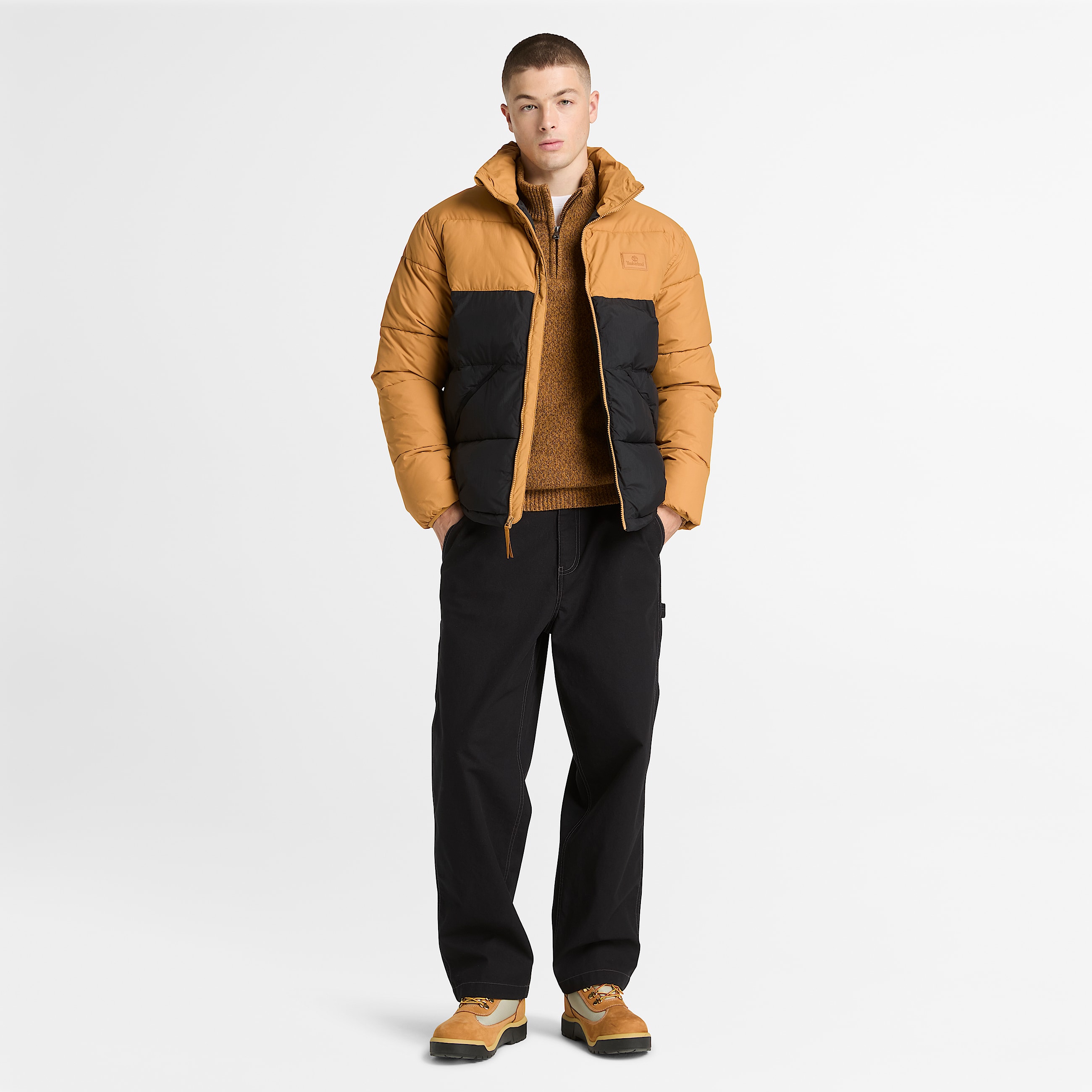 Insulated Puffer Jacket TBL WheatBlack ALT1