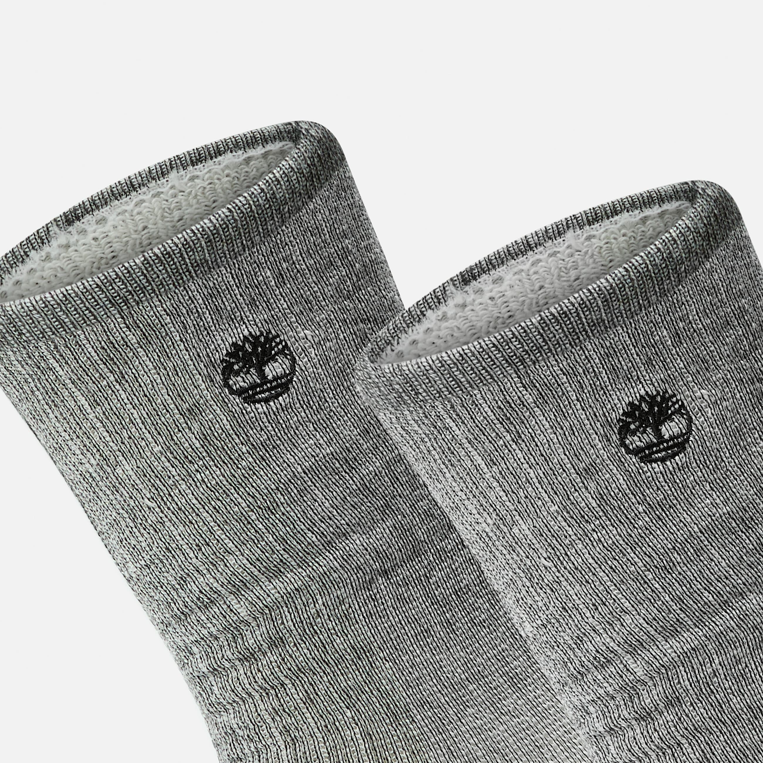 Mens Timberland 2Pack Kittery Full Cushion Boot Crew Sock TBL Black ALT2