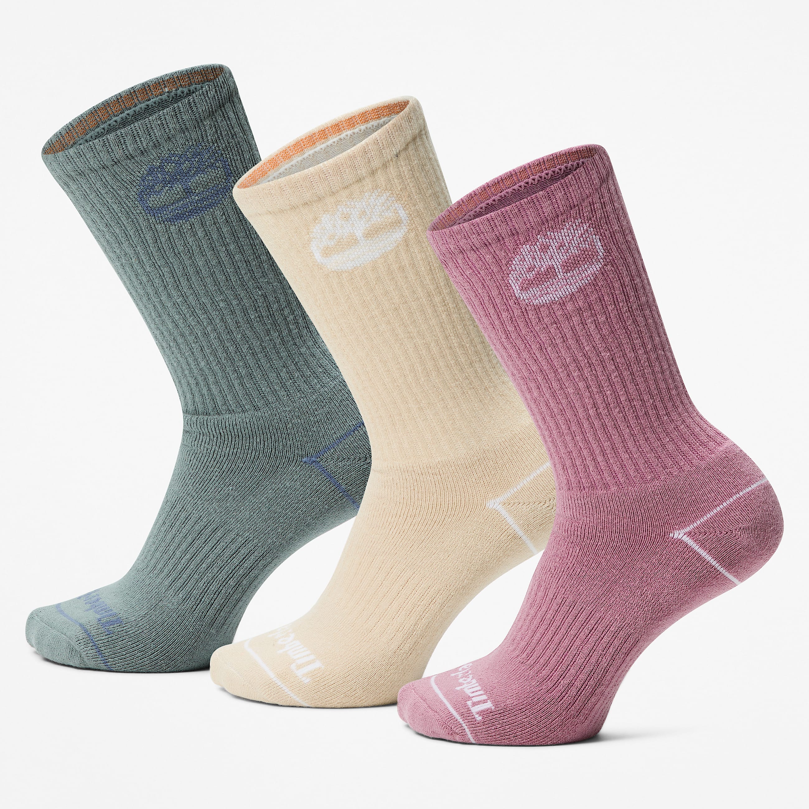 Womens Bowden 3Pack Full Cushion Crew Sock TBL Dusty Mauve HERO