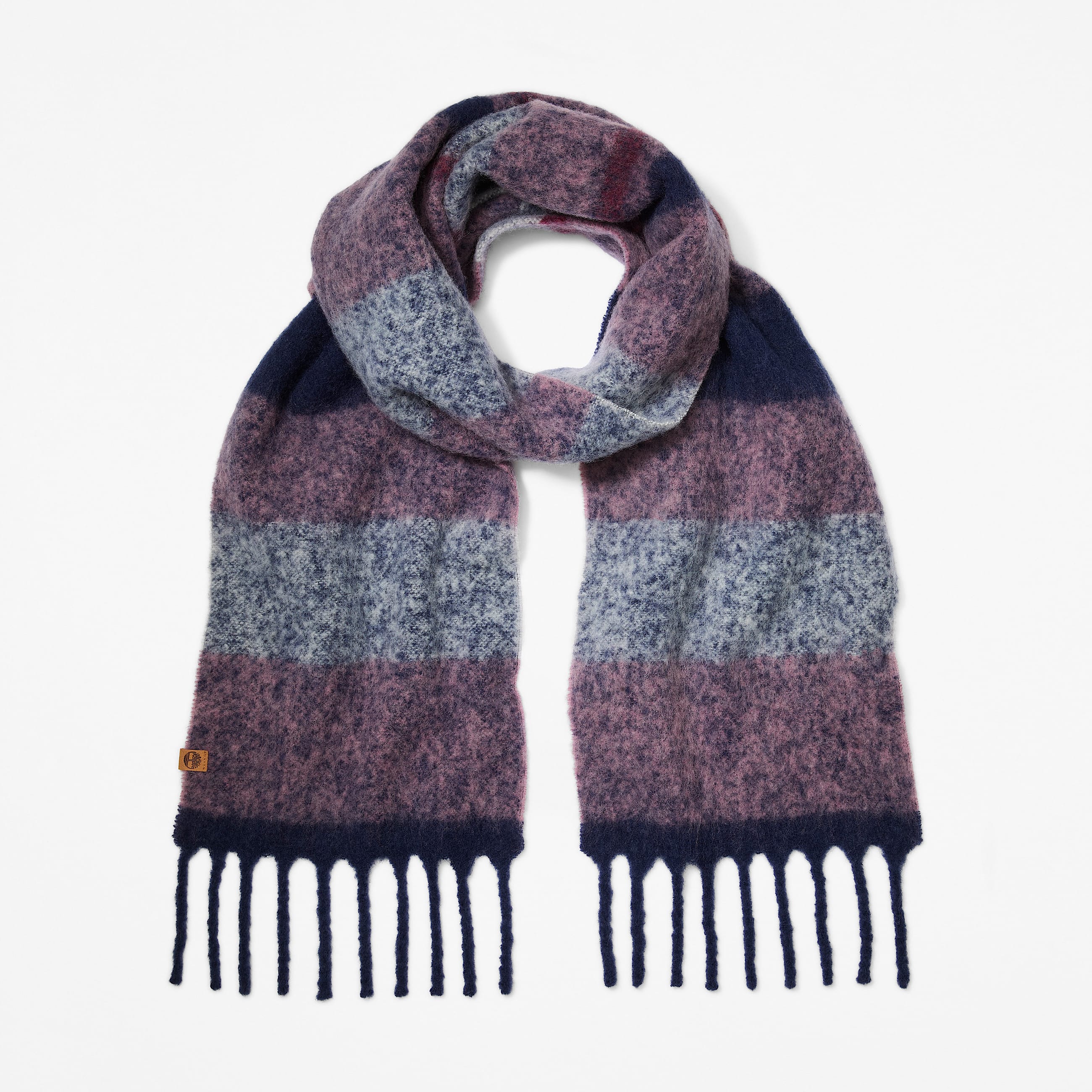 Woven Striped Scarf TBL Wistful Mauve HERO