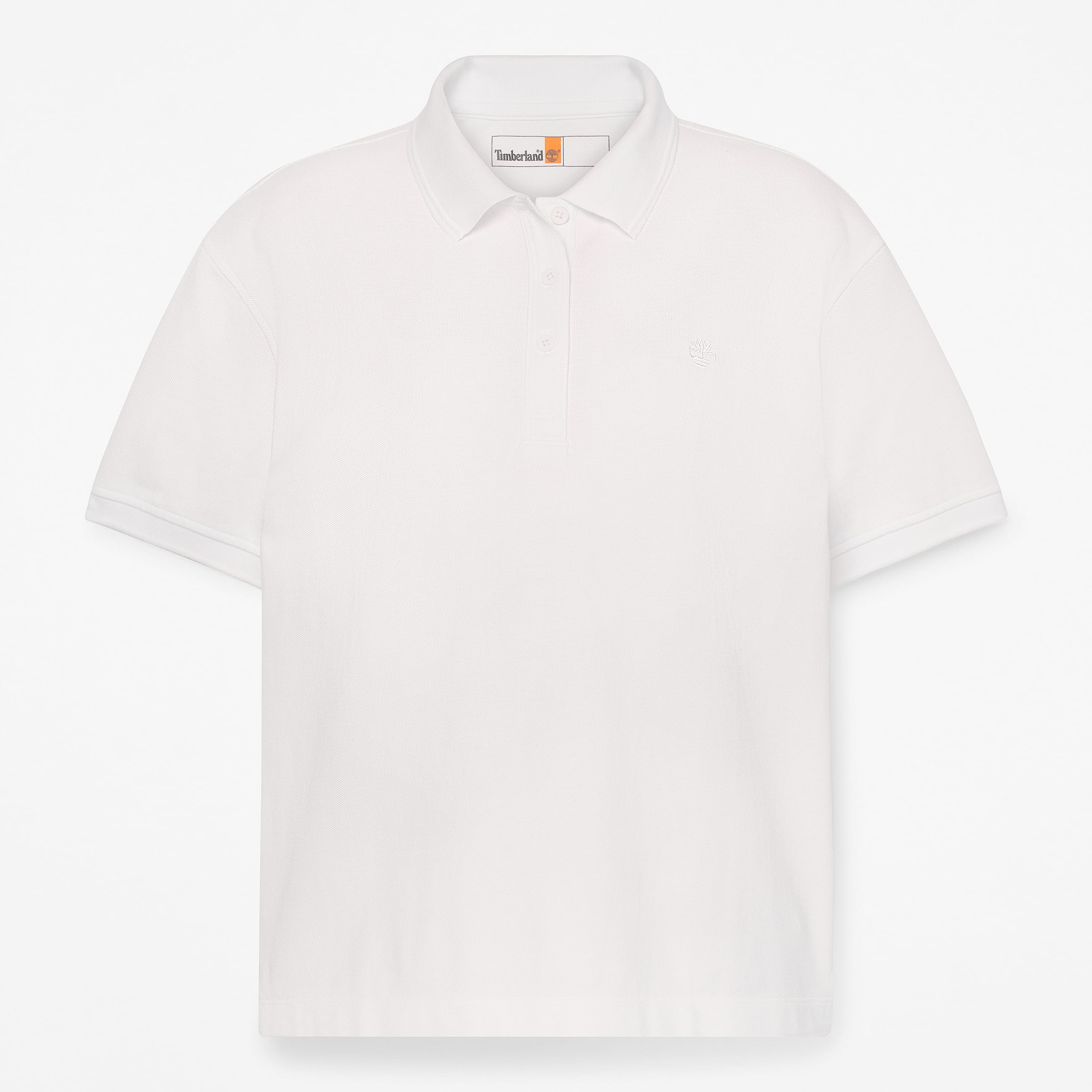 Womens ShortSleeve Pique Polo TBL White HERO