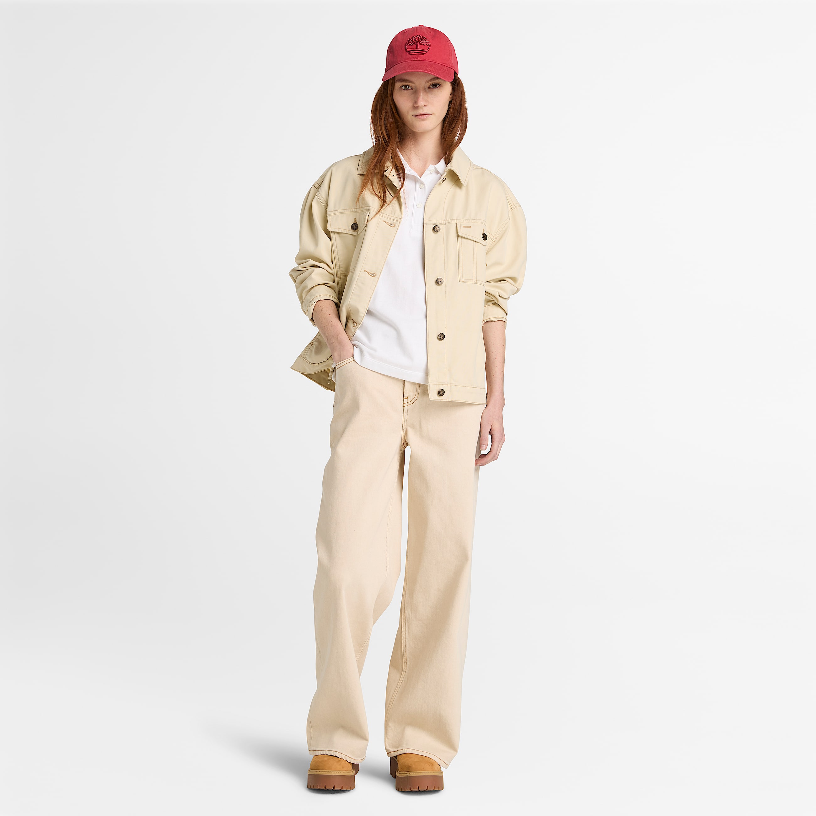 Womens ShortSleeve Pique Polo TBL White ALT2