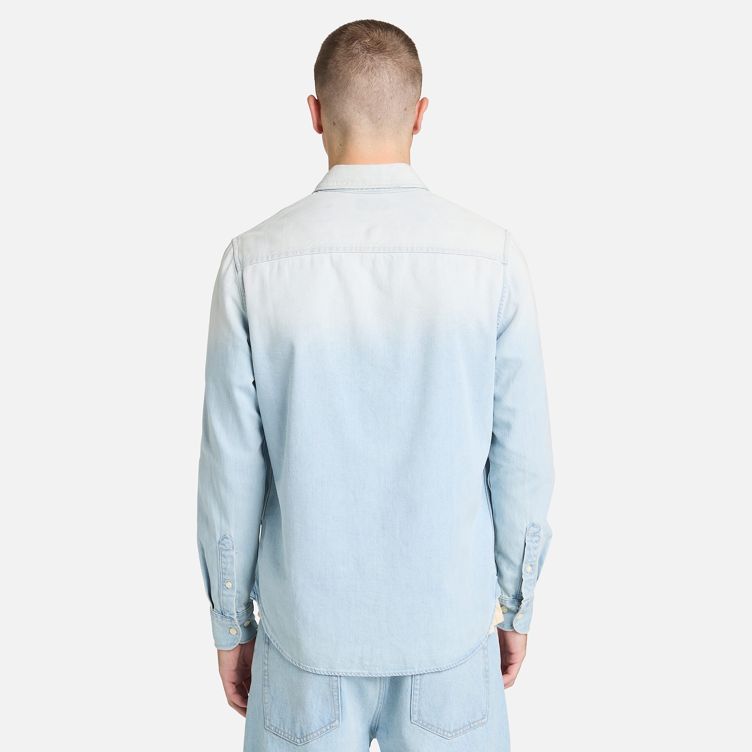 Camisa vaquera para Hombre TBL Lavado descolorido por el sol ALT8