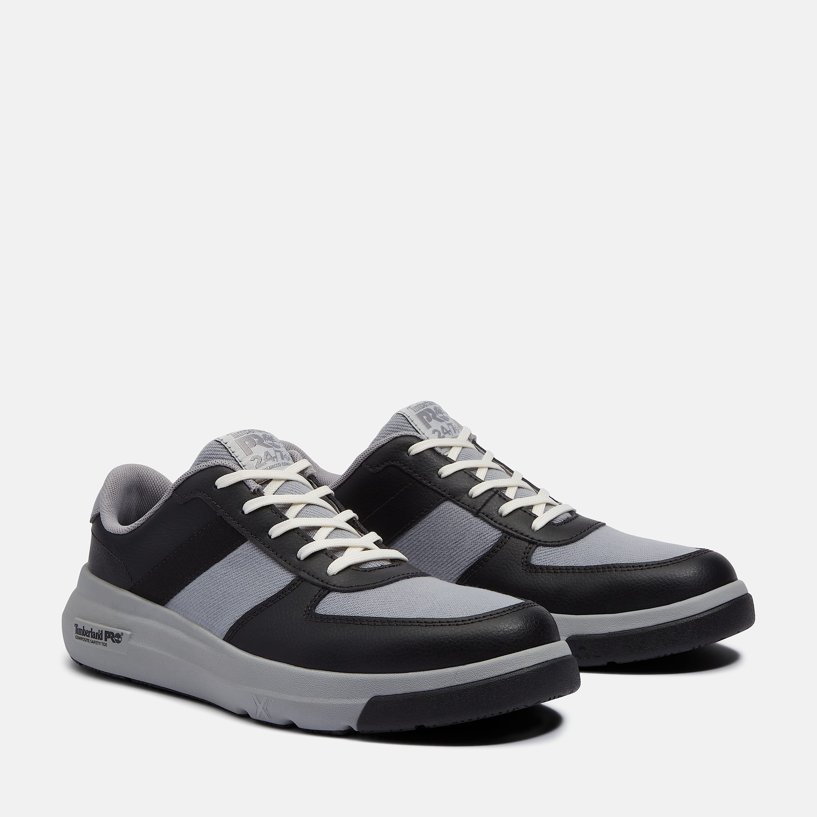 Mens Timberland PRO Bridgeport Athletic Composite Toe Work Shoe TBL Black ALT4