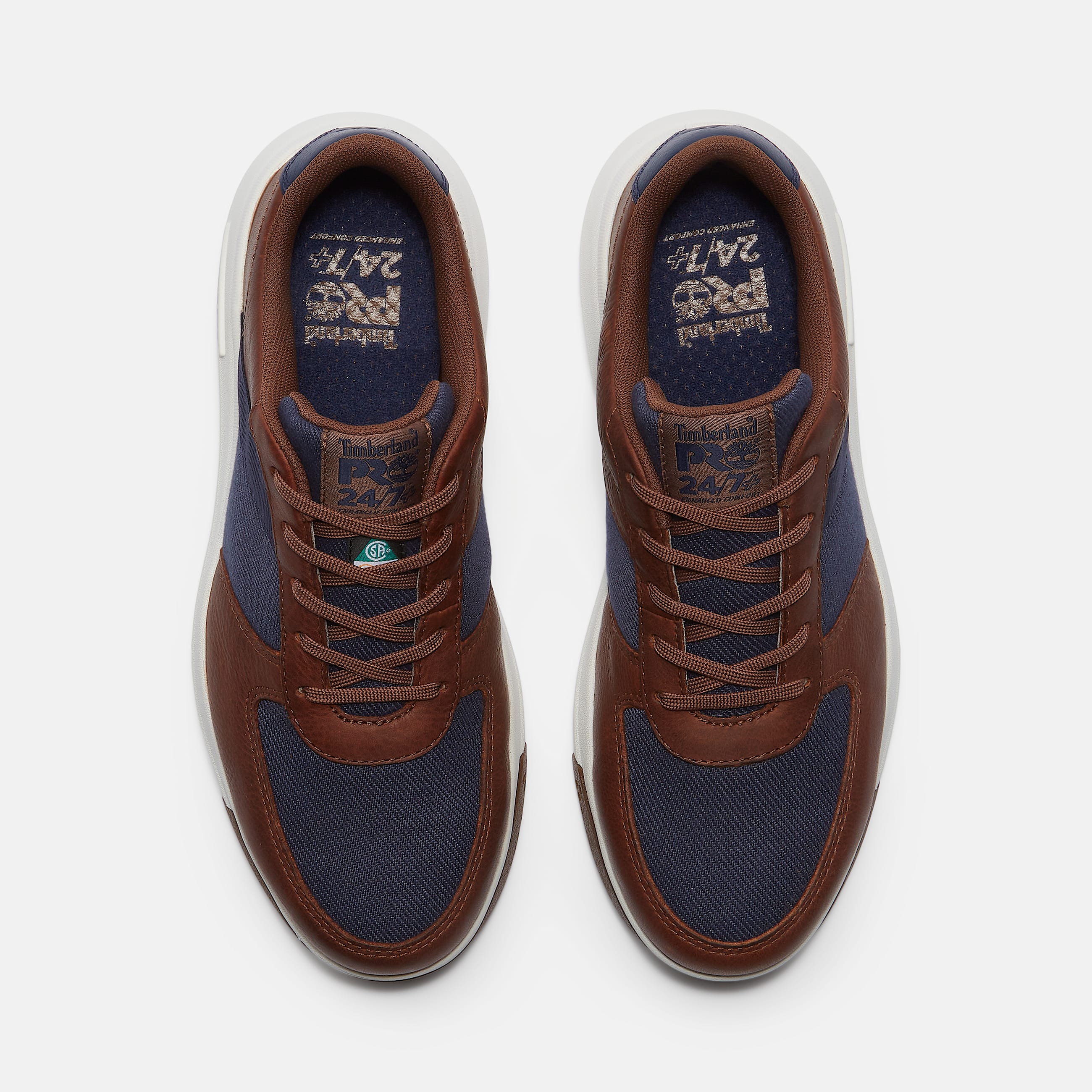 Mens Timberland PRO Bridgeport Athletic CSA Composite Toe Work Shoe TBL Brown ALT2