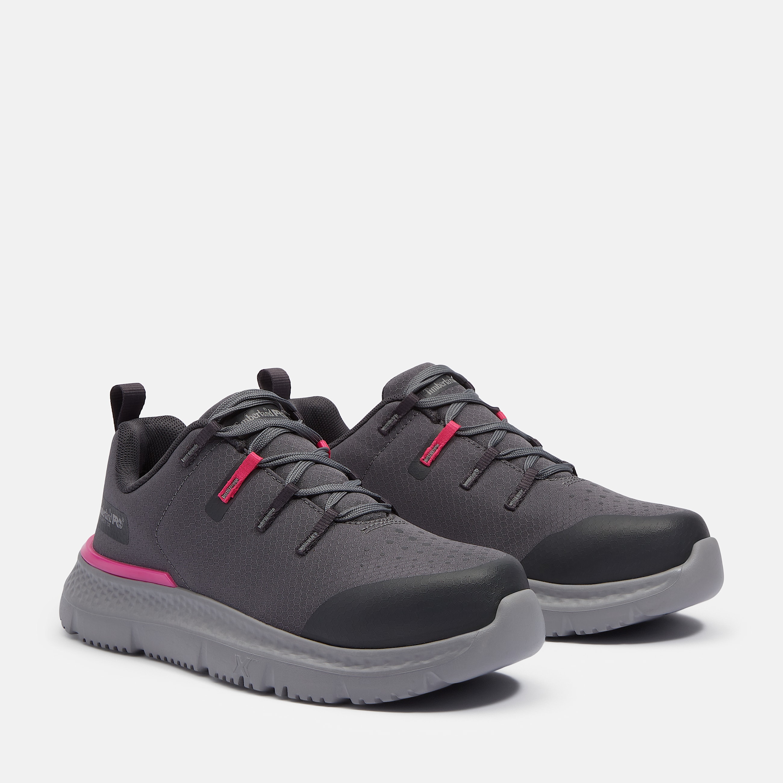 Womens Timberland PRO Intercept Steel Toe Work Sneaker TBL Grey ALT4