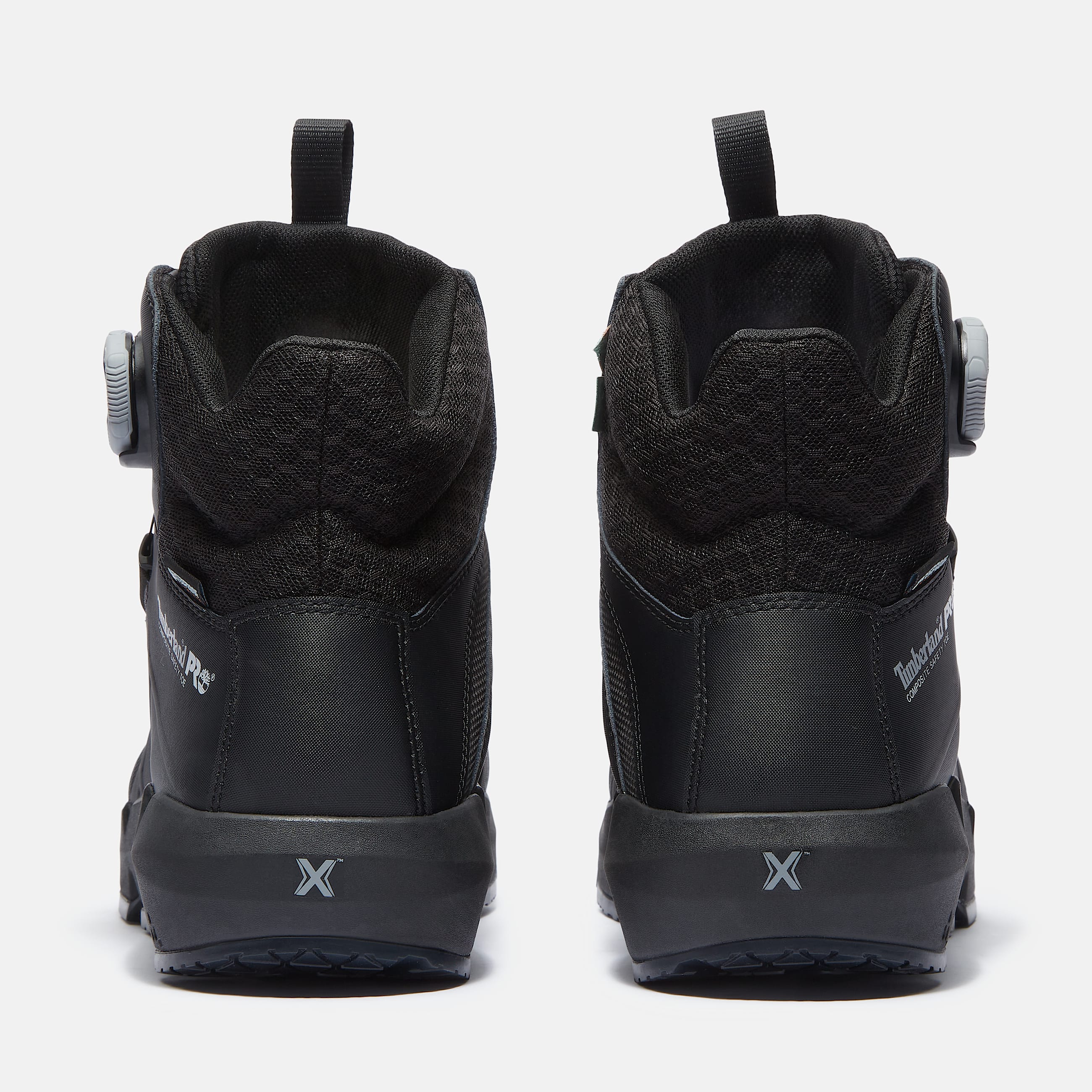 Mens Timberland PRO BOA Morphix CSA 6 Composite Toe Waterproof Boot TBL Black FullGrainMesh ALT5