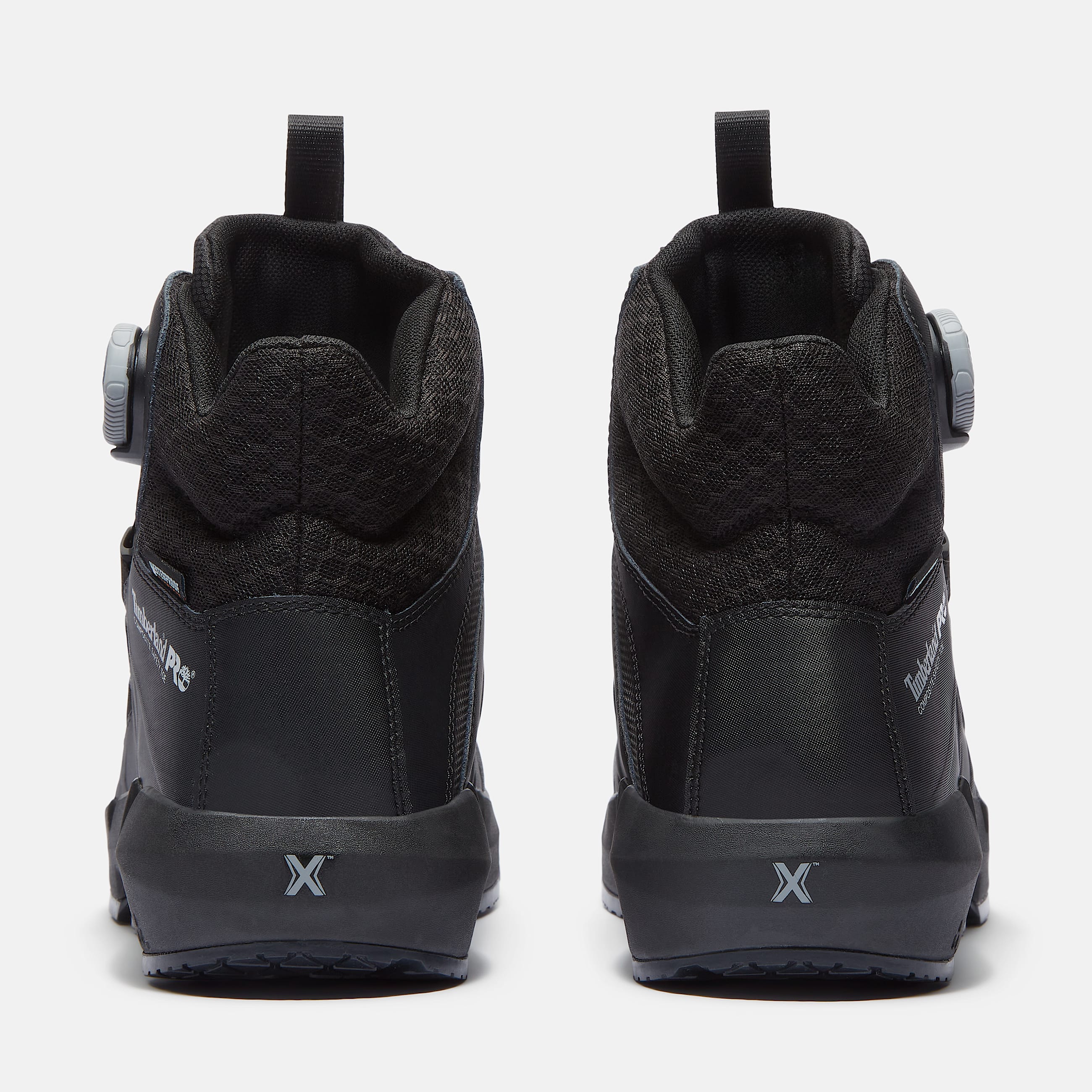 Mens Timberland PRO BOA Morphix 6 Composite Toe Waterproof Boot TBL Black FullGrainMesh ALT5