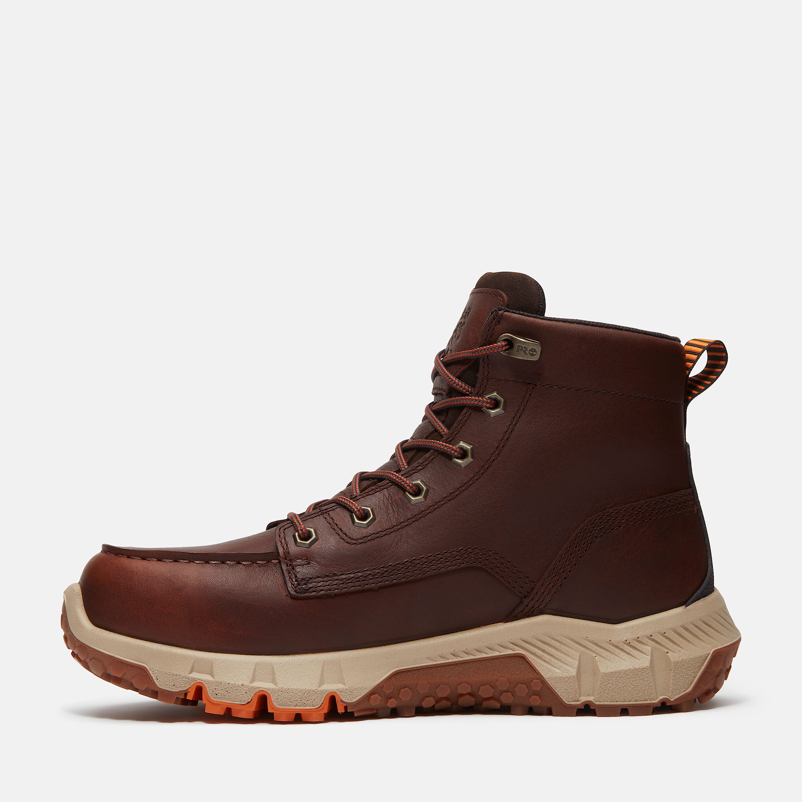 Mens Timberland PRO Tempe Moc Toe 6 Waterproof Alloy Toe Boot TBL Rust ALT6