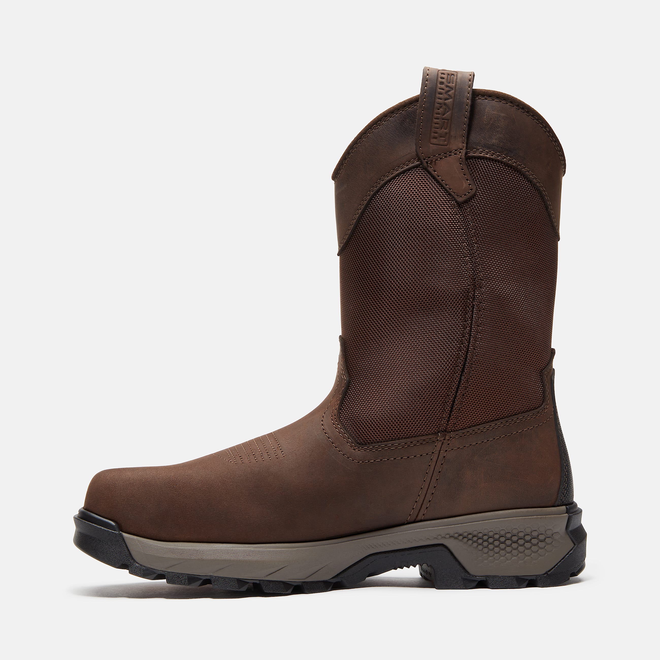 Mens Timberland PRO TiTAN EV PullOn Composite Toe Work Boot TBL Dark Brown FullGrain ALT6