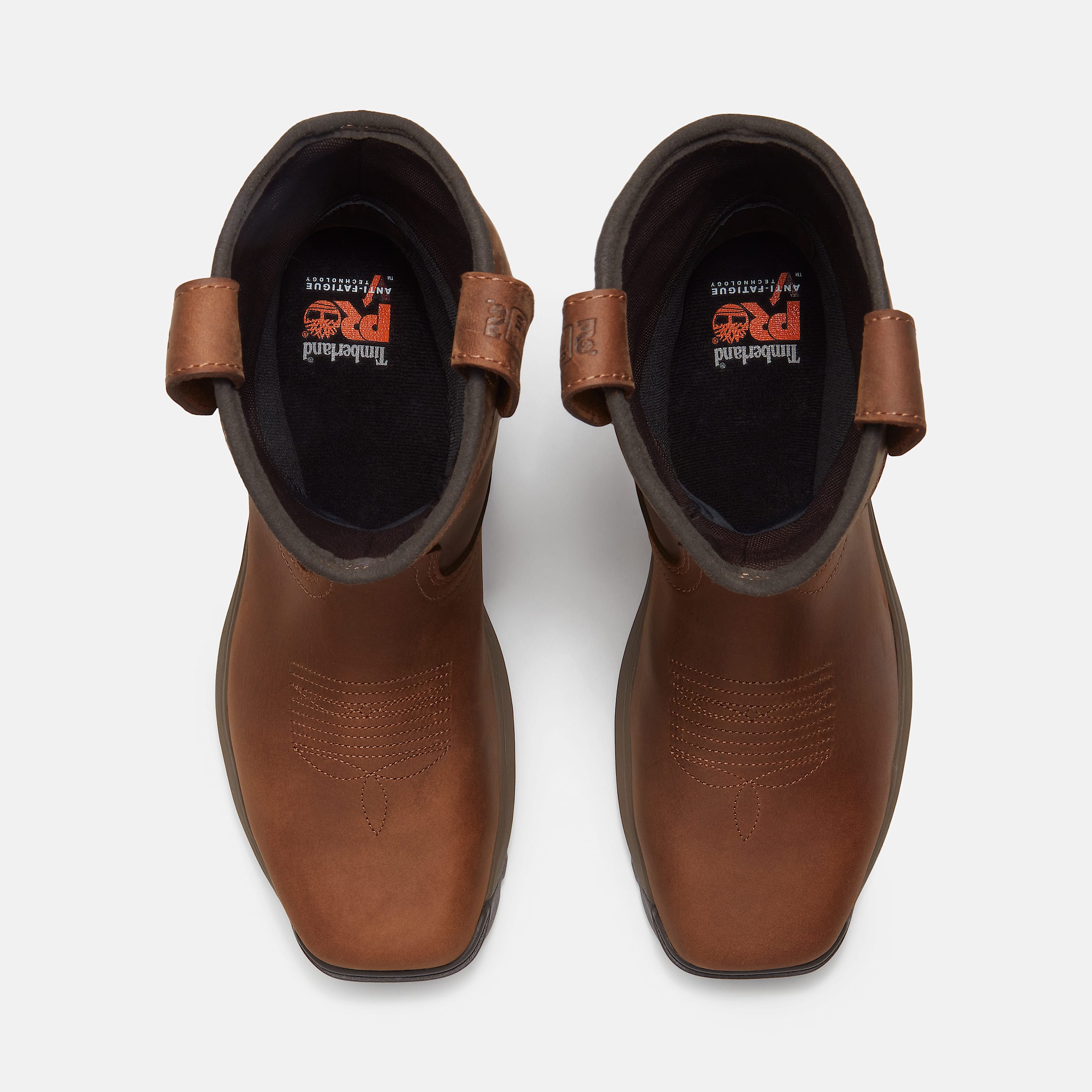 Mens Timberland PRO TiTAN EV PullOn Composite Toe Waterproof Work Boot TBL Brown ALT2