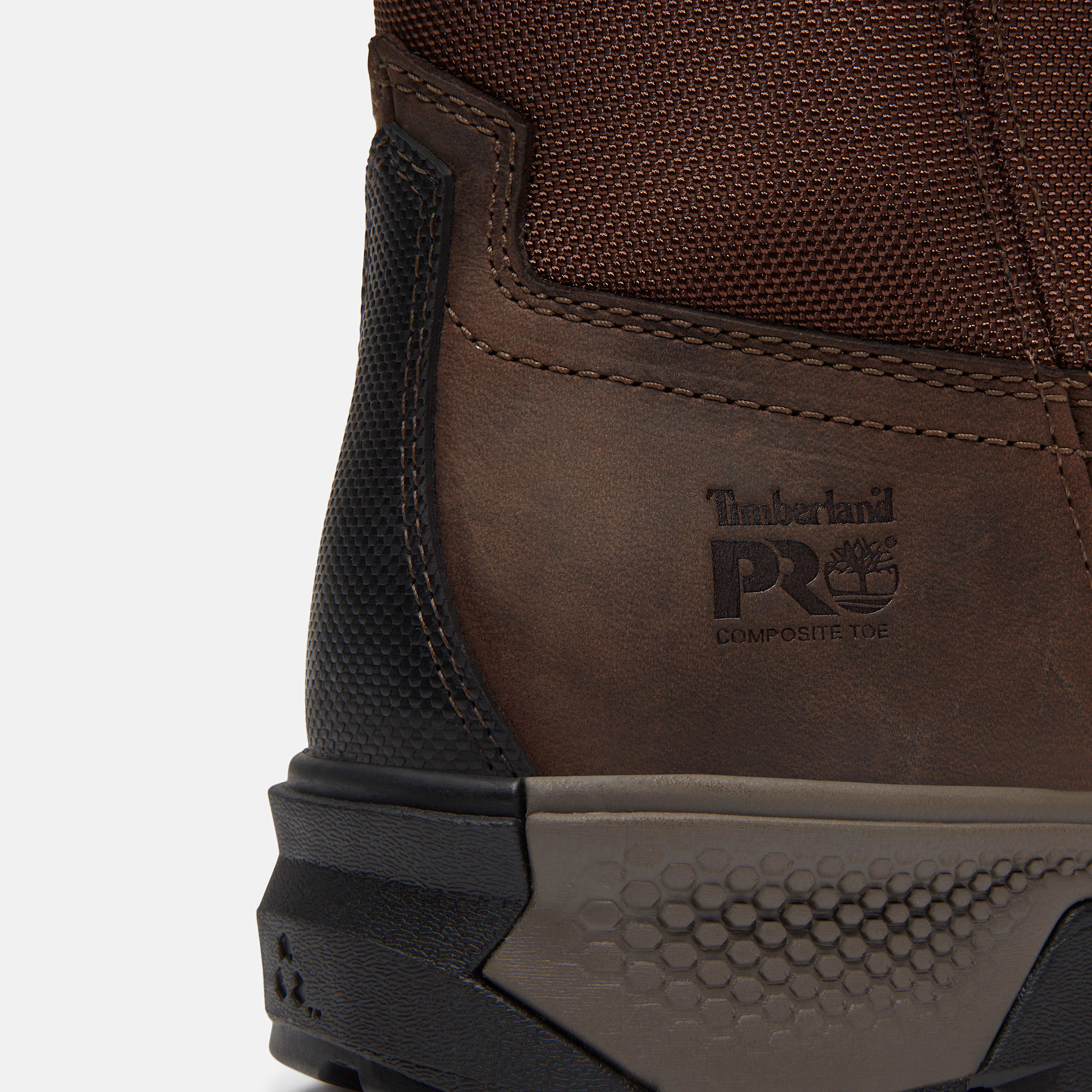 Mens Timberland PRO TiTAN EV PullOn Composite Toe Work Boot TBL Dark Brown FullGrain ALT7