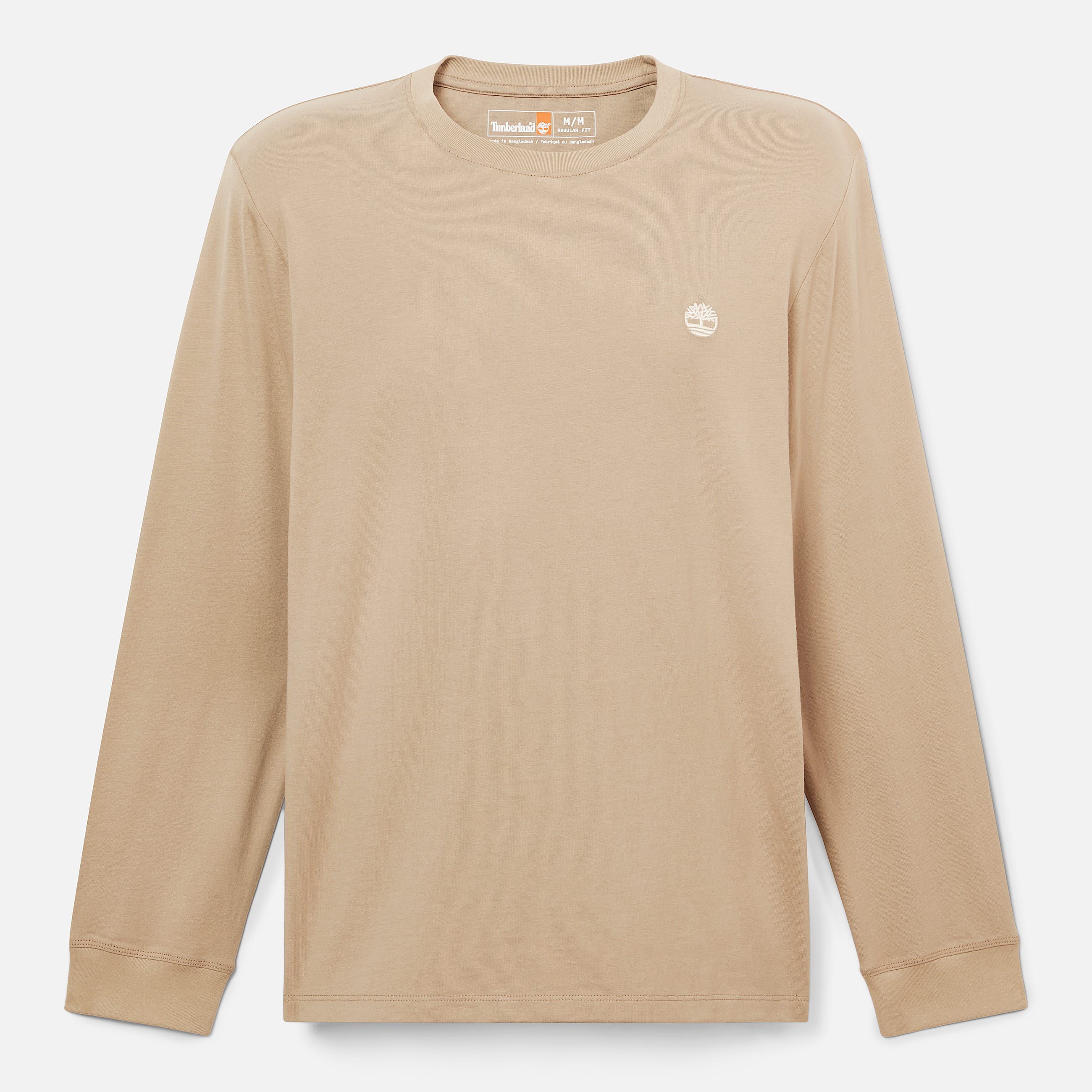 Mens Oyster River LongSleeve TShirt TBL Greige HERO