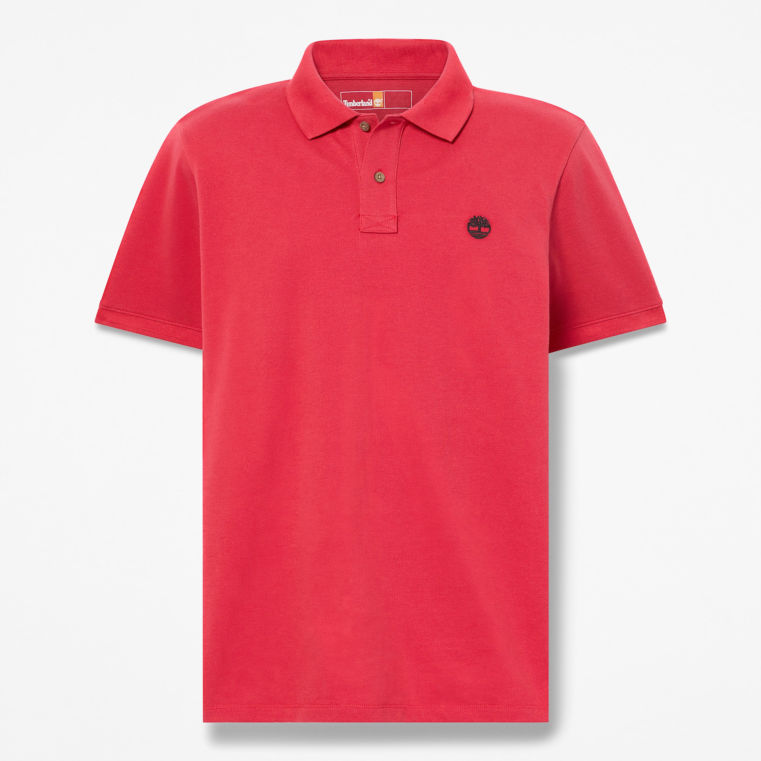 Mens Oyster River ShortSleeve Polo TBL Berry Red HERO