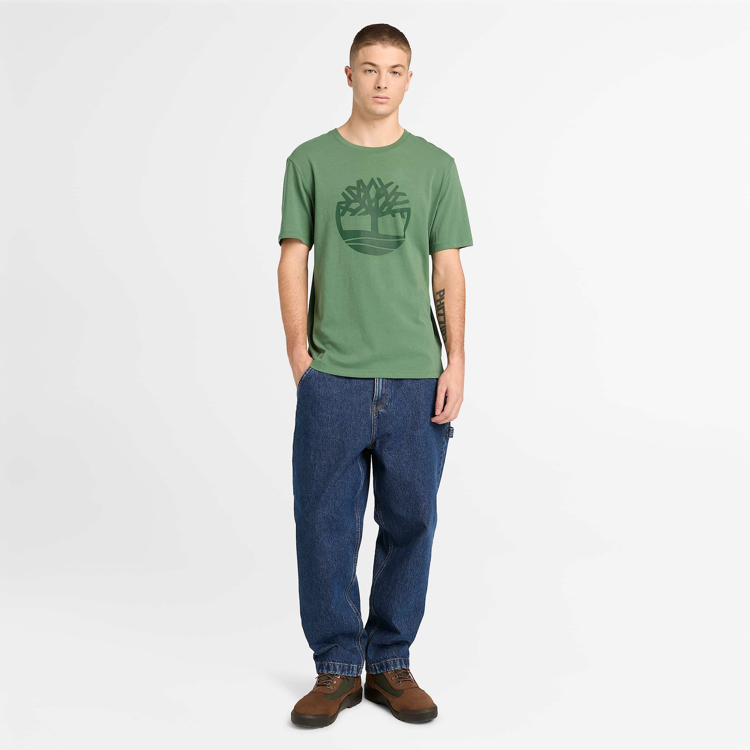 Mens Northwood ShortSleeve TShirt TBL Medium Green ALT2