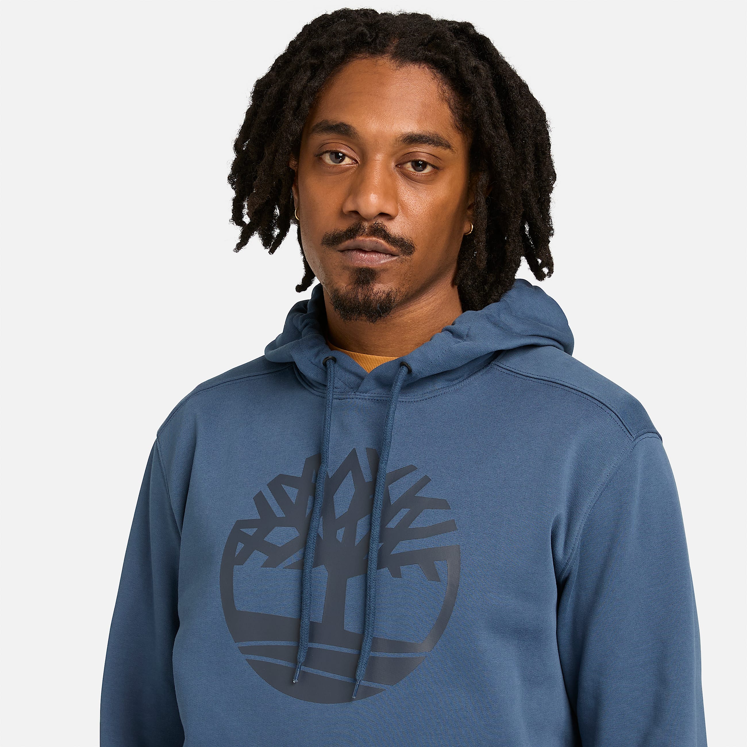 Mens Kennebec River Tree Logo Hoodie TBL Dark DenimDark Sapphire ALT3