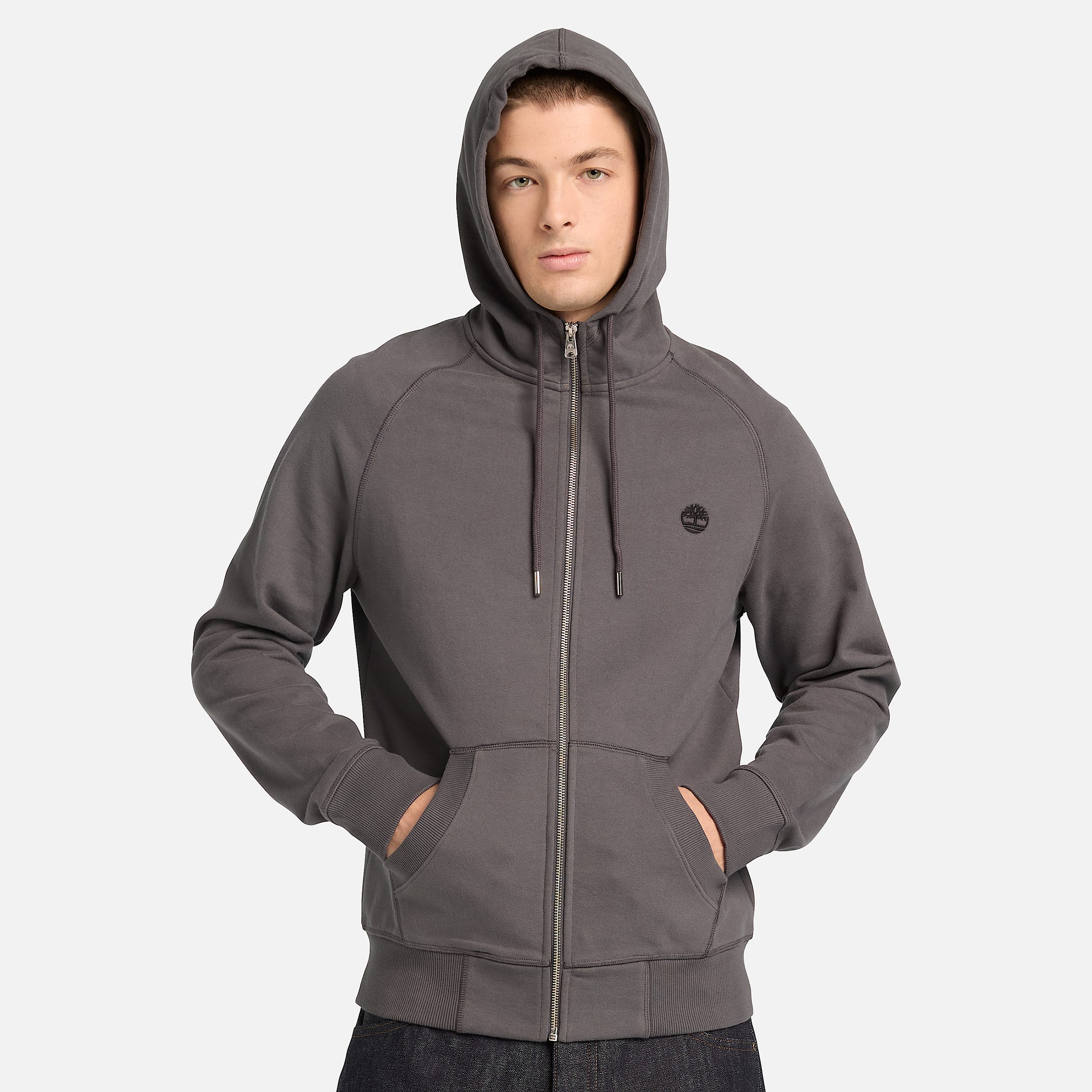 Mens Exeter River FullZip Hoodie TBL Blackened Pearl ALT1