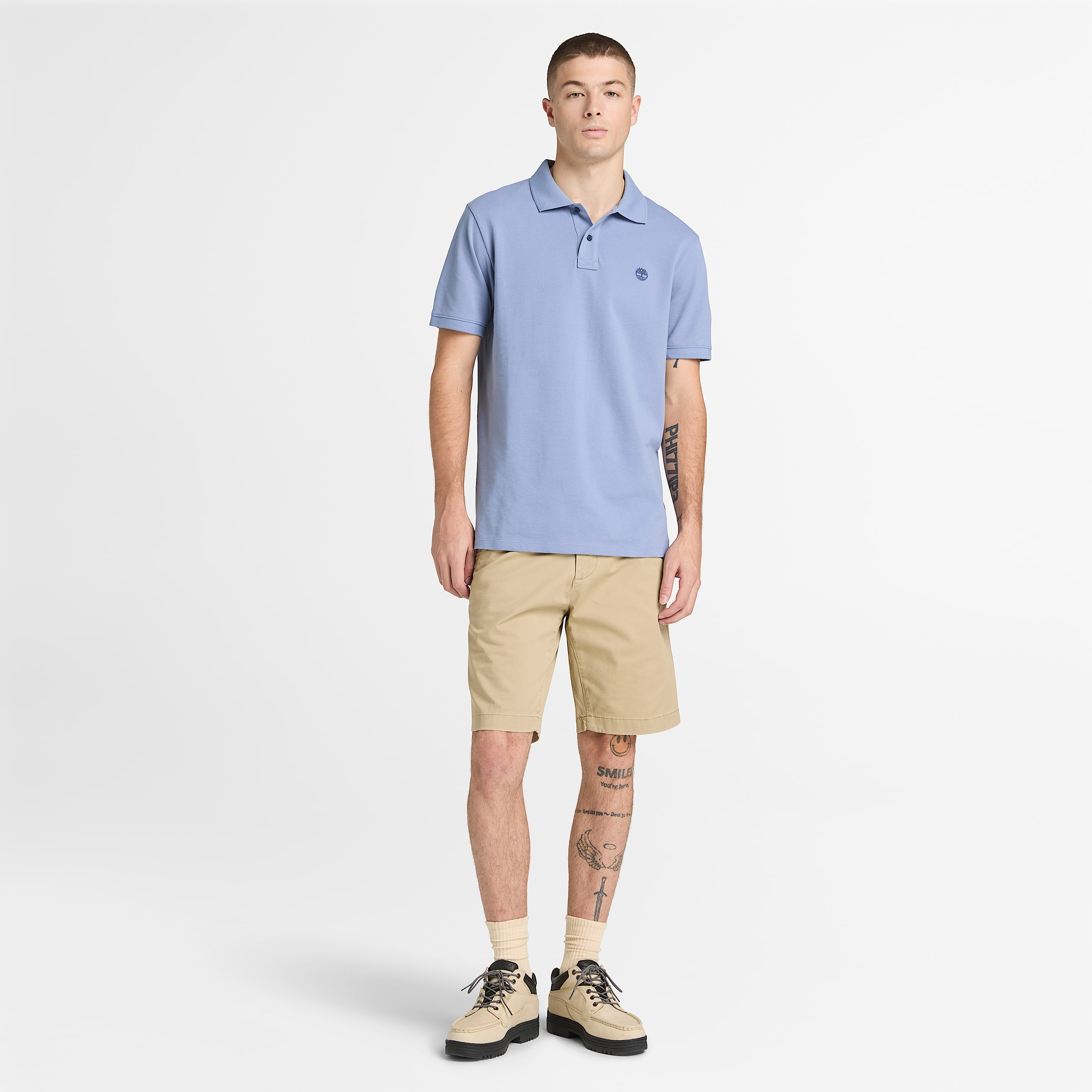 Mens Oyster River ShortSleeve Polo TBL Stone Wash ALT2
