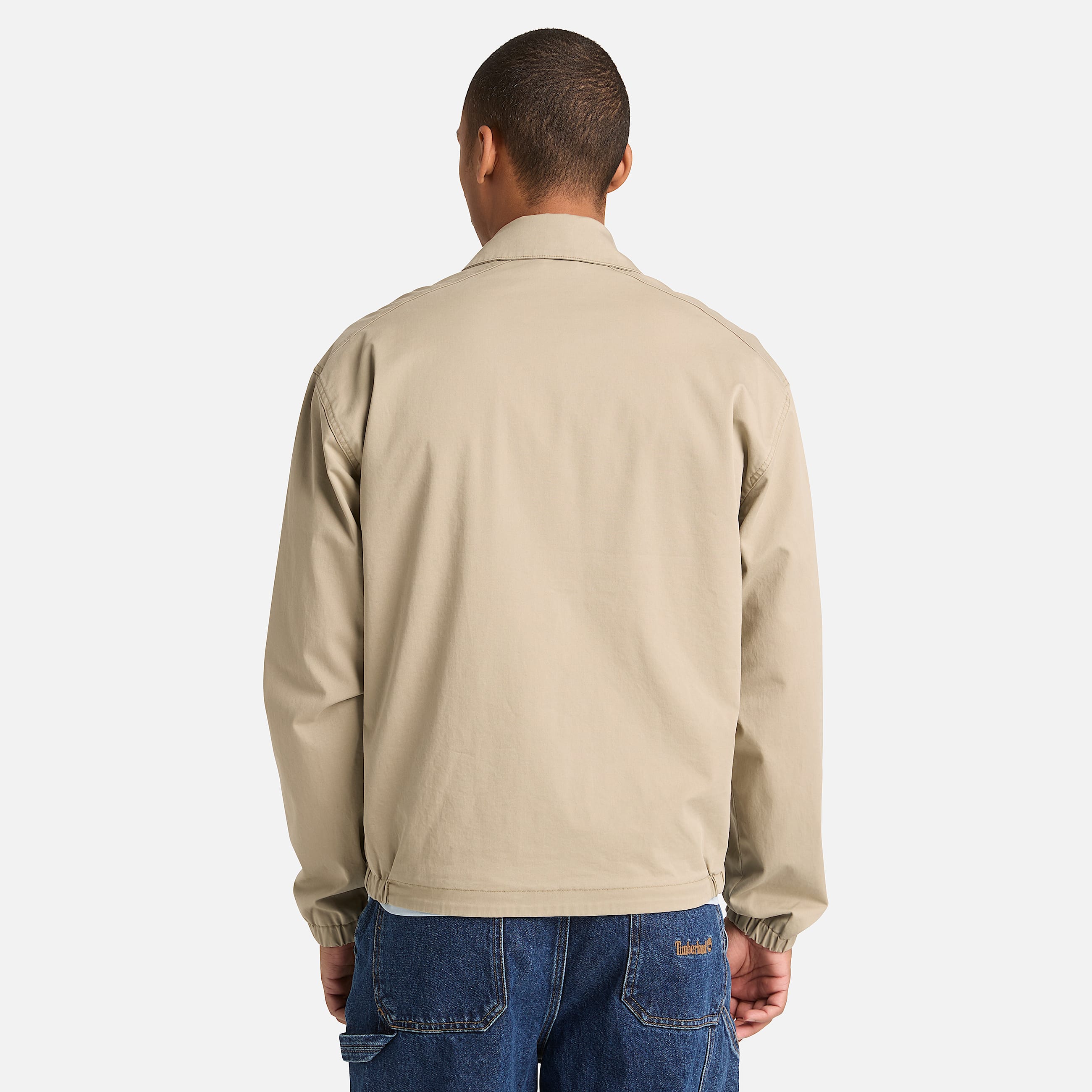 Mens Light Cotton Jacket TBL Greige ALT8