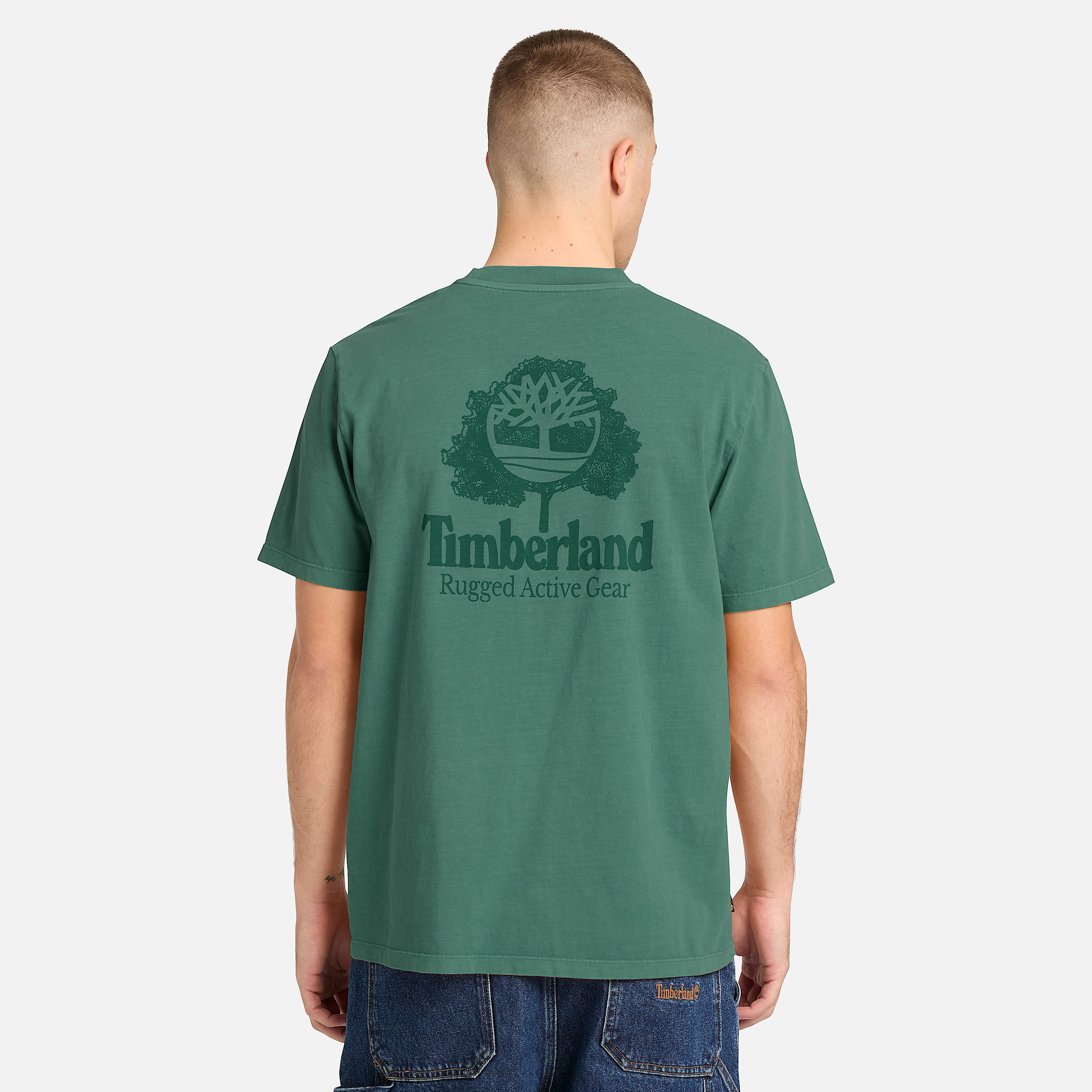 Mens Rugged Active Gear Graphic TShirt TBL Pine Needle ALT8