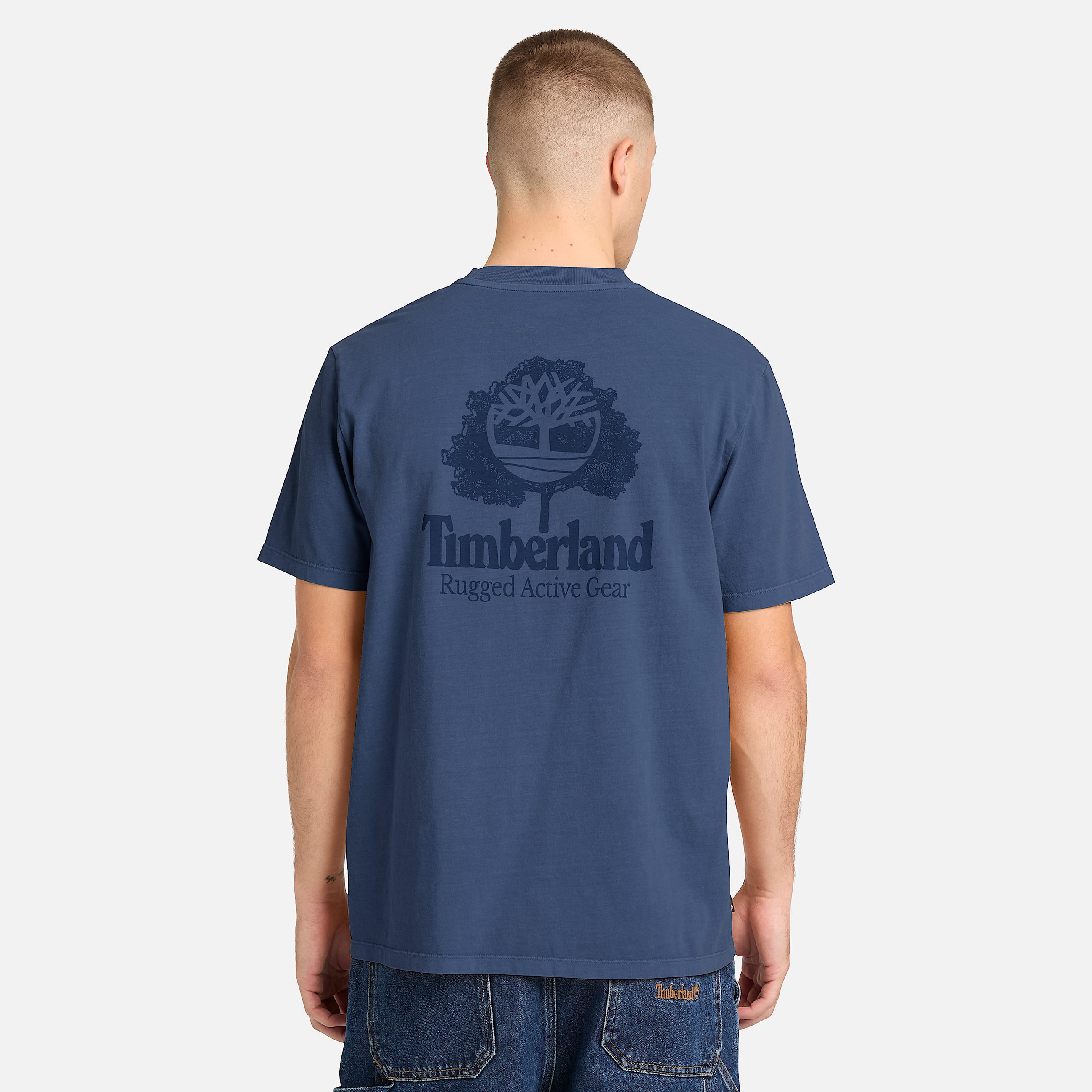 Mens Rugged Active Gear Graphic TShirt TBL Dark Blue ALT8